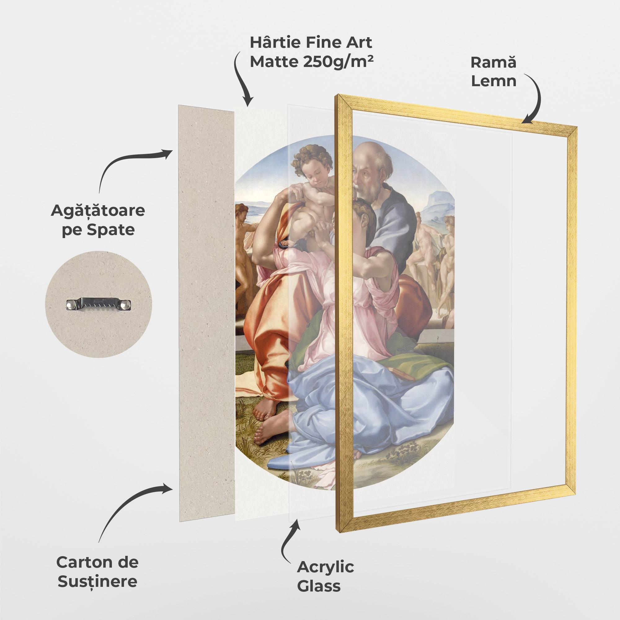 Poster Înrămat Doni Tondo mockup 1