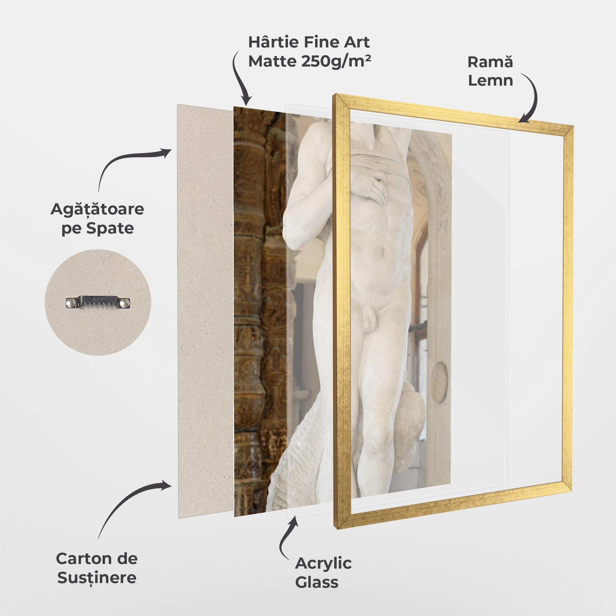 Poster Înrămat Dying Slave mockup 1