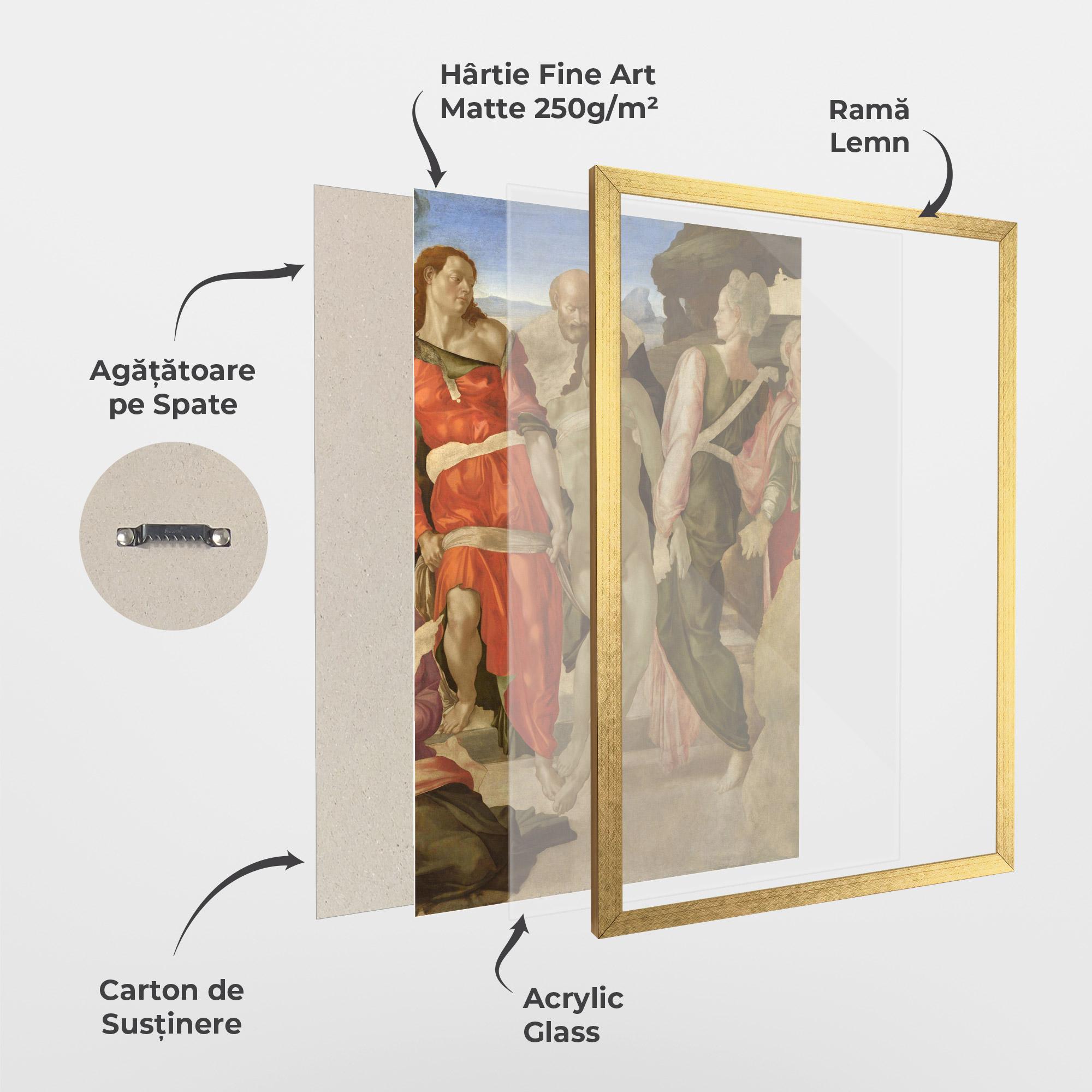 Poster Înrămat Entombment mockup 1