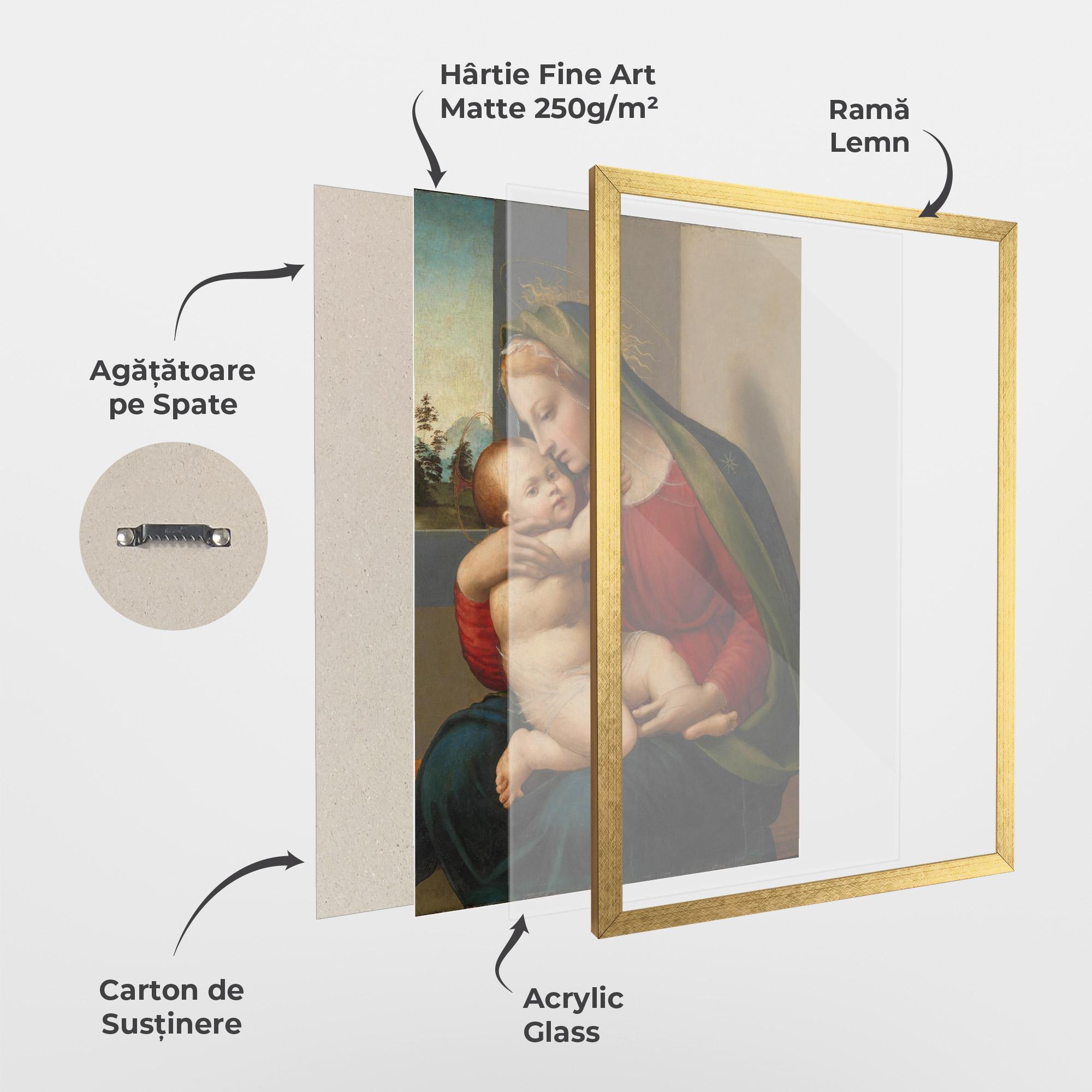 Poster Înrămat Madonna And Child mockup 1
