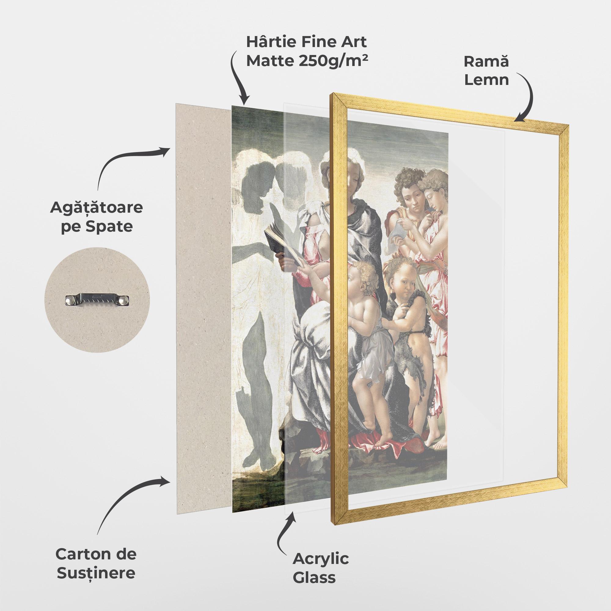 Poster Înrămat Manchester Madonna mockup 1