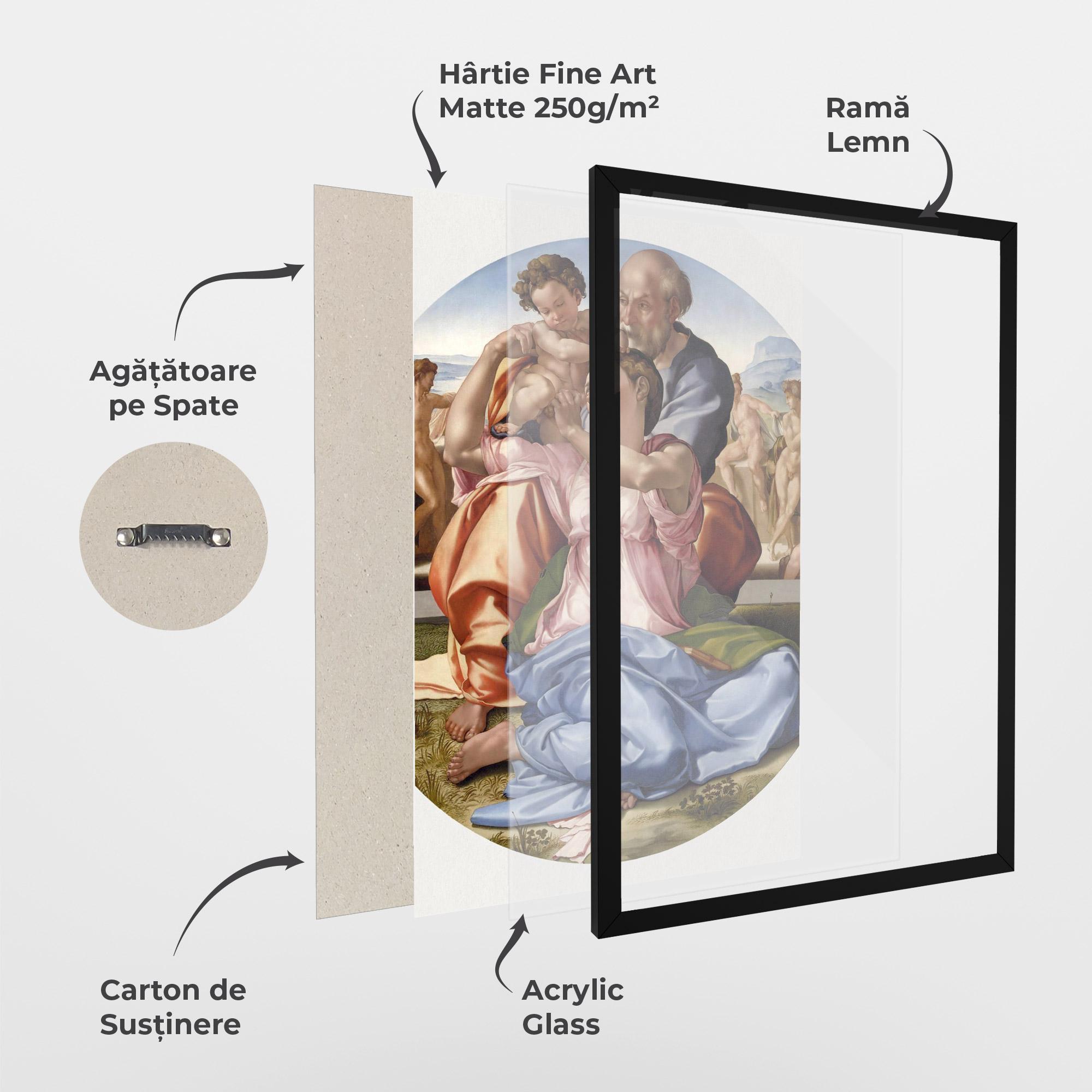 Poster Înrămat Doni Tondo mockup 1