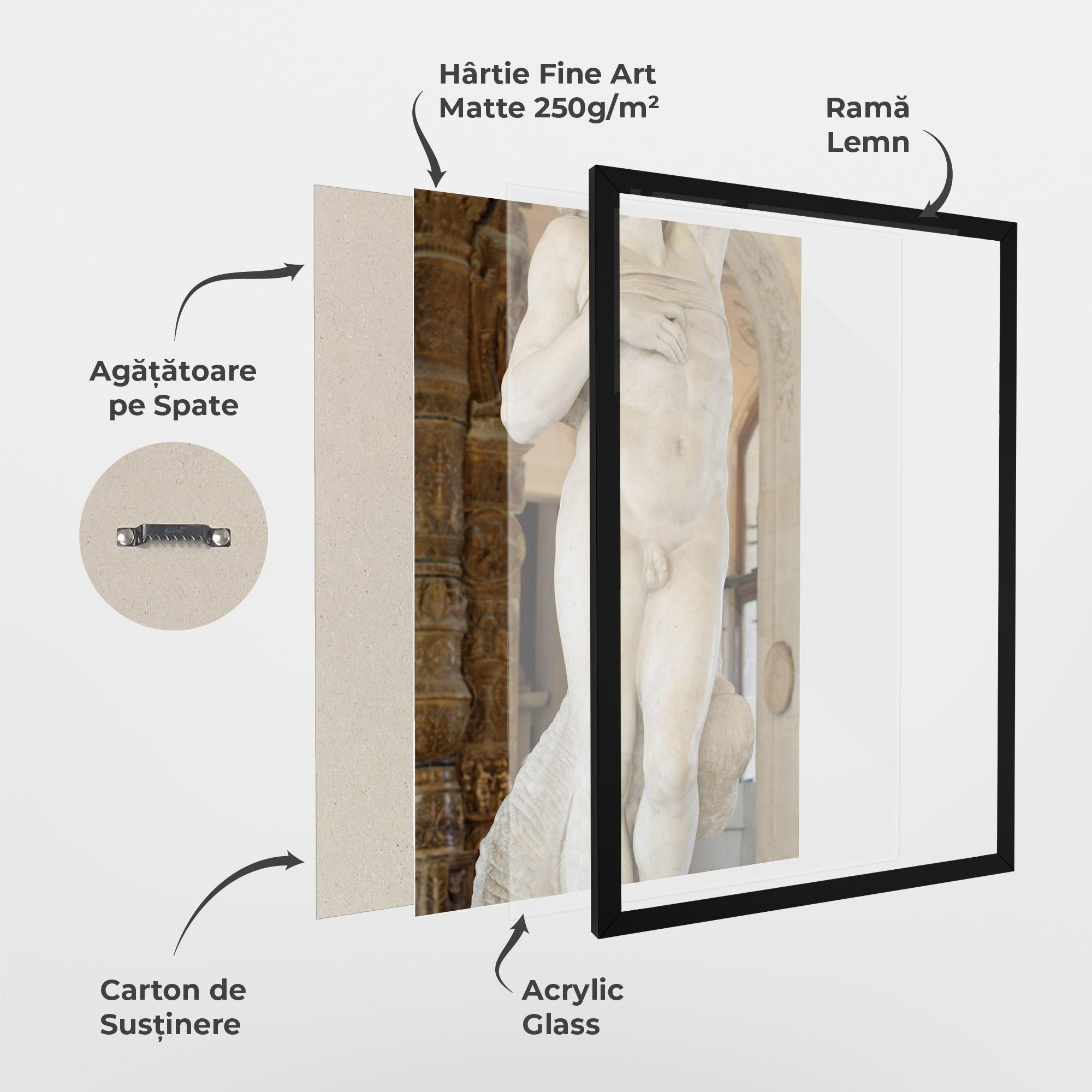 Poster Înrămat Dying Slave mockup 1