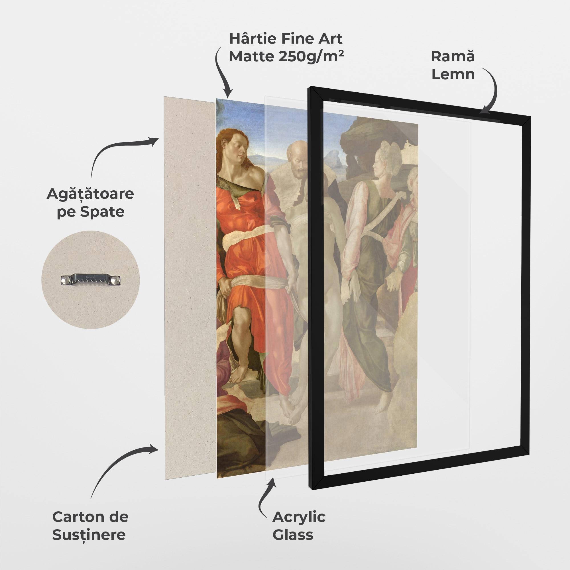 Poster Înrămat Entombment mockup 1