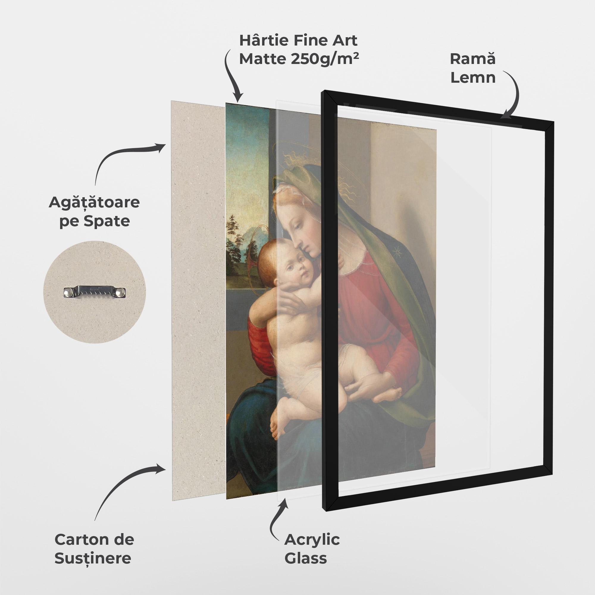 Poster Înrămat Madonna And Child mockup 1