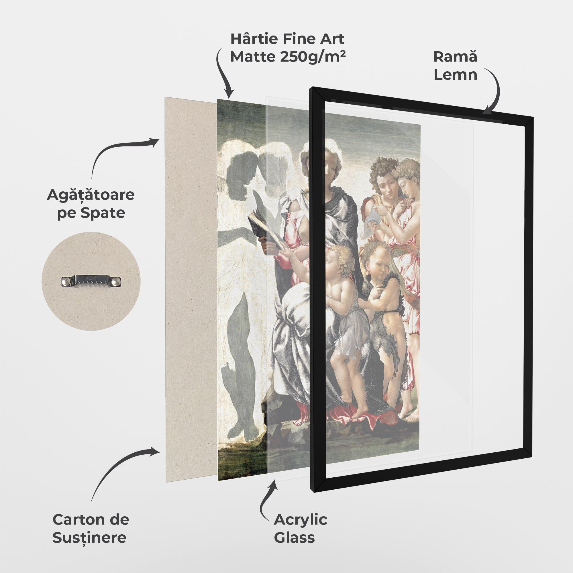 Poster Înrămat Manchester Madonna mockup 1