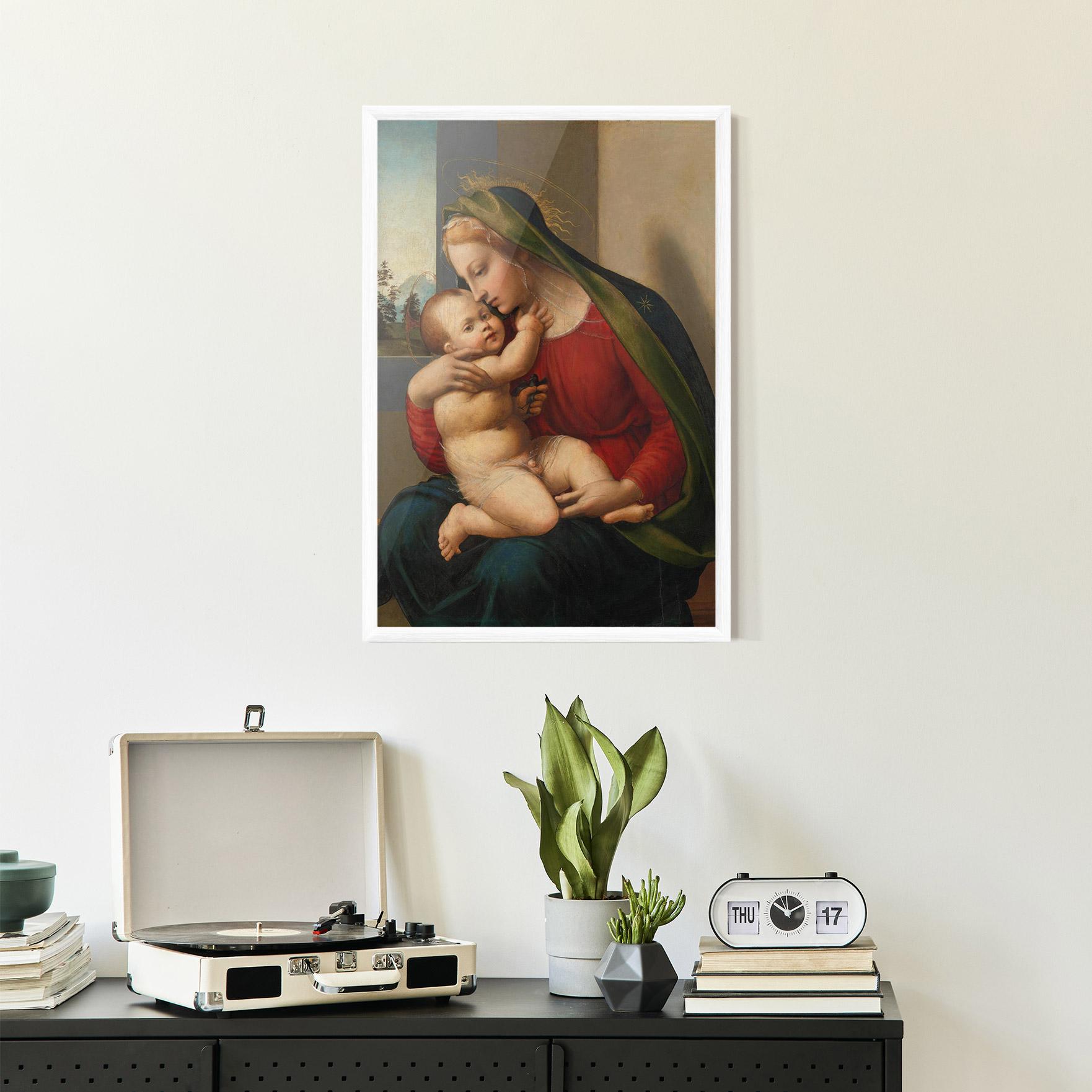Poster Înrămat Madonna And Child mockup 2