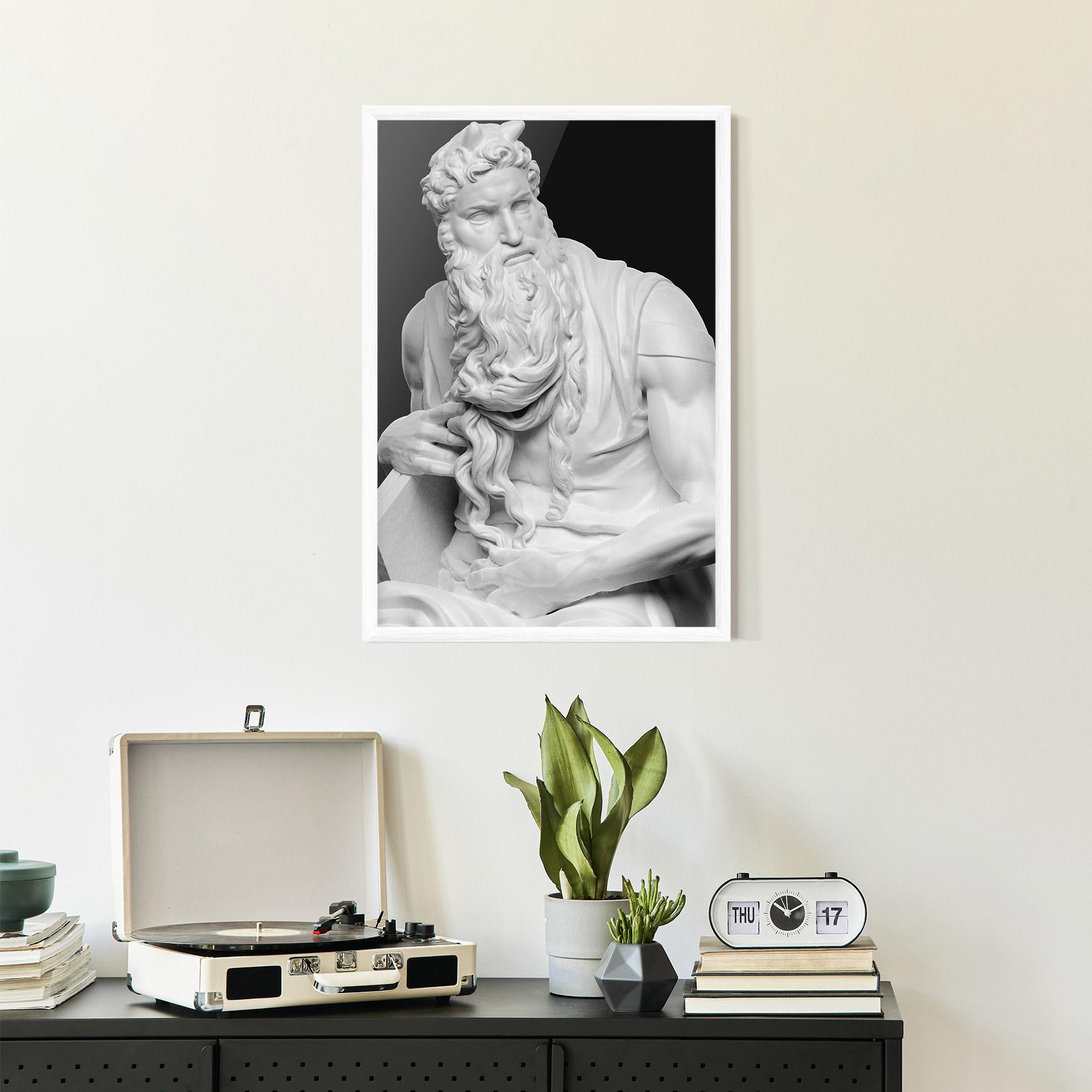 Poster Înrămat Moses Statue mockup 2
