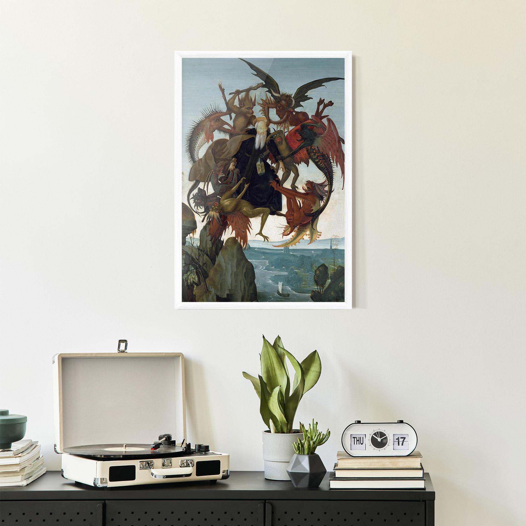 Poster Înrămat Torment Of Saint mockup 2