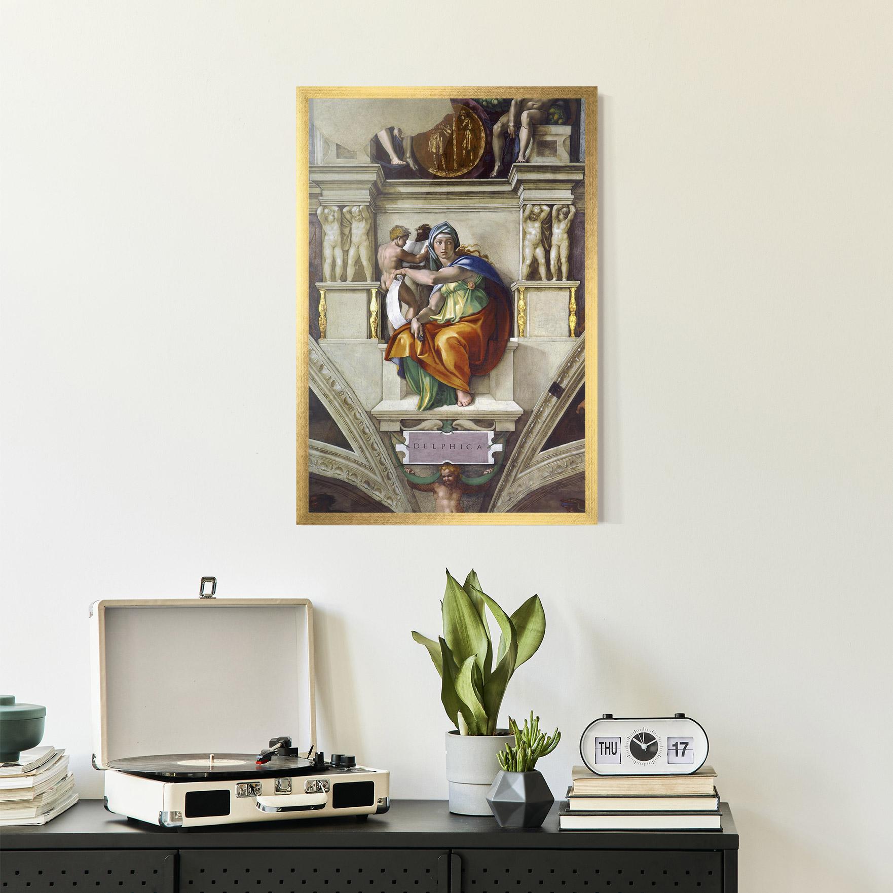 Poster Înrămat Delphic Sibyl mockup 2