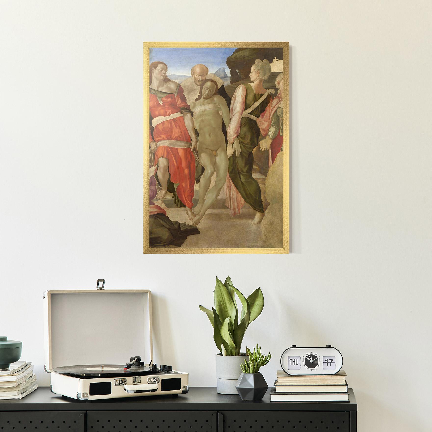 Poster Înrămat Entombment mockup 2