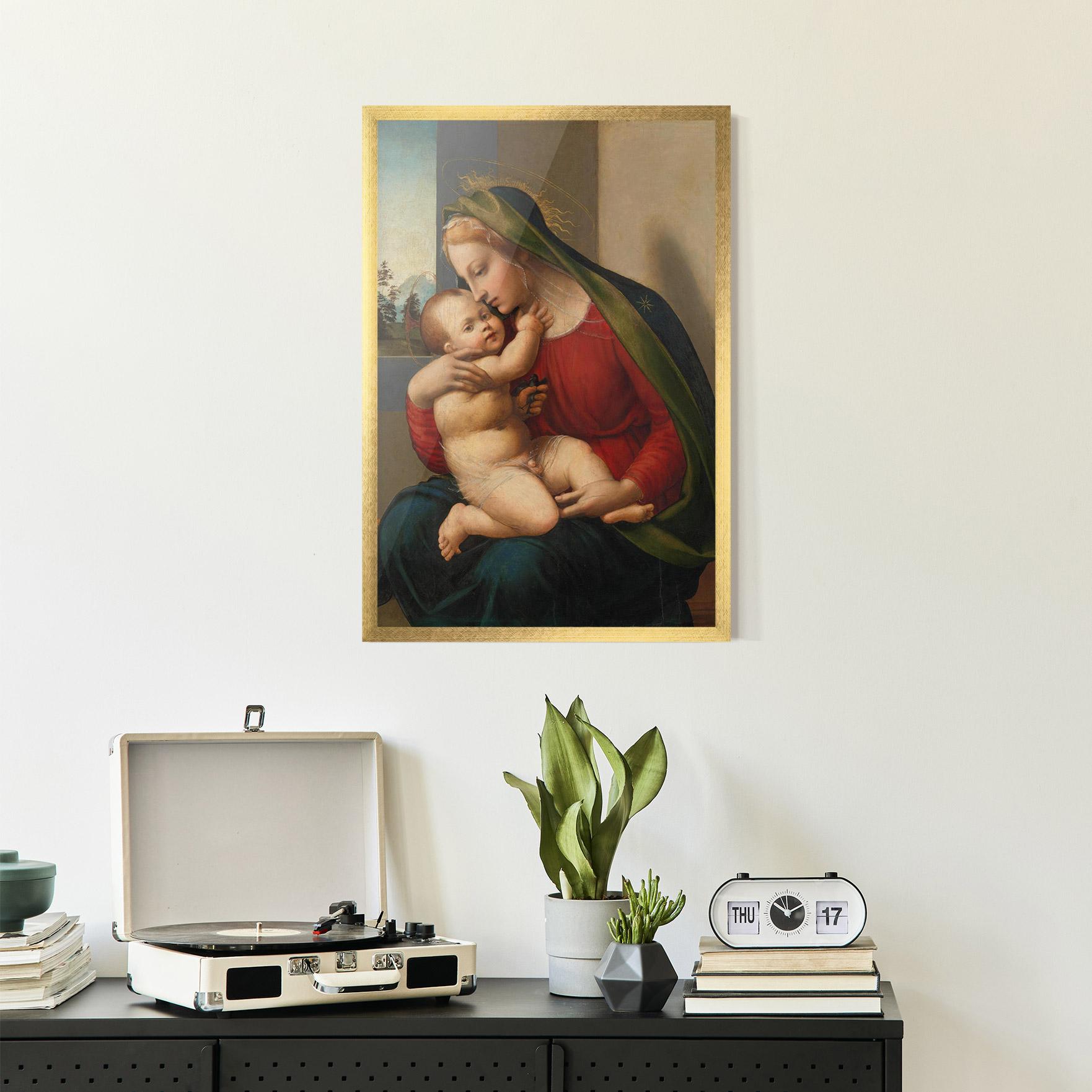 Poster Înrămat Madonna And Child mockup 2