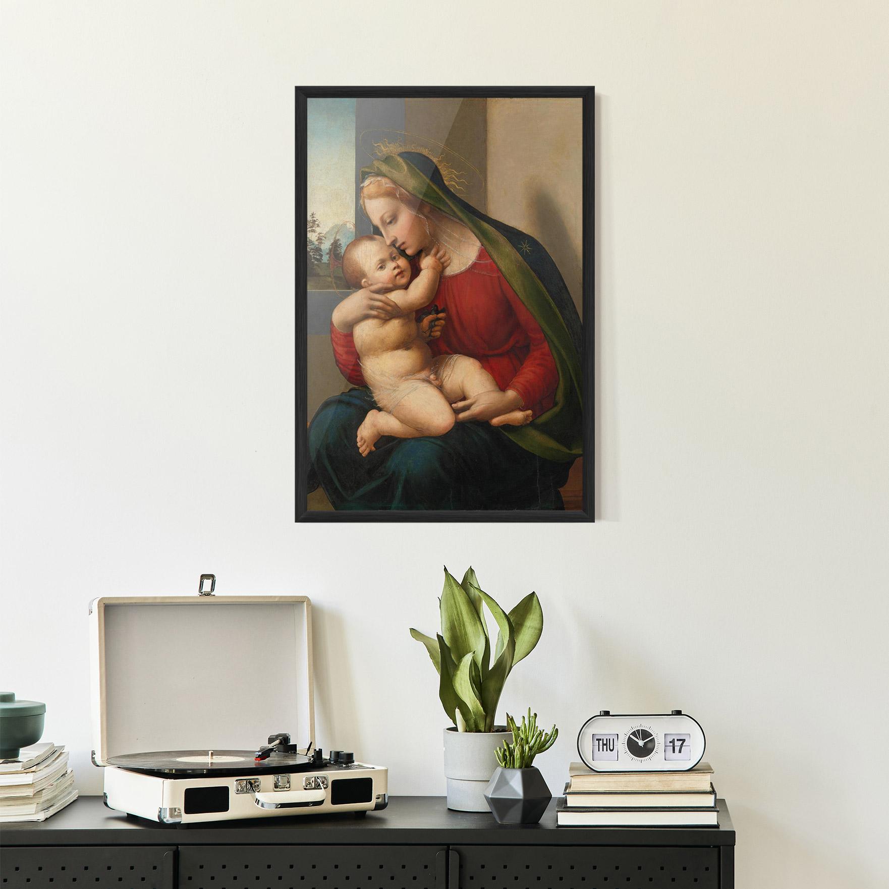 Poster Înrămat Madonna And Child mockup 2