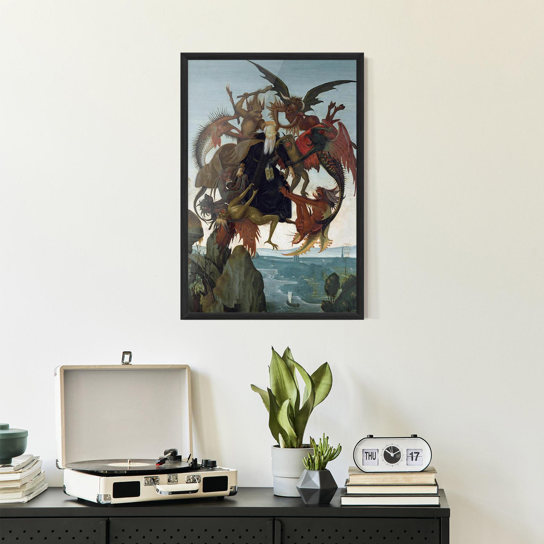 Poster Înrămat Torment Of Saint mockup 2