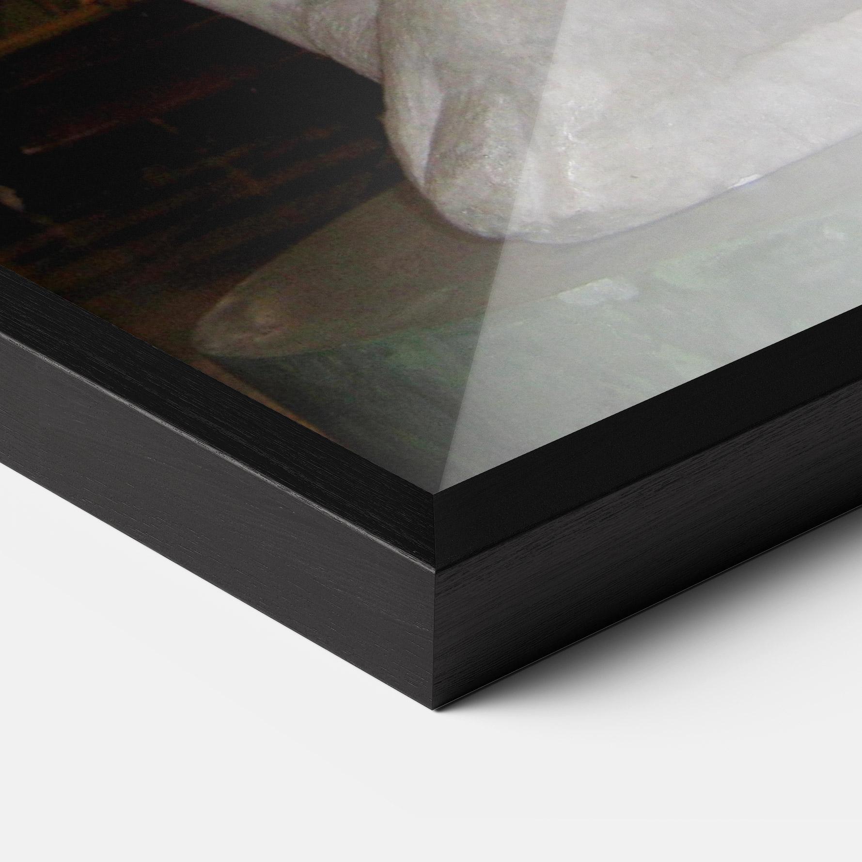 Poster Înrămat Crouching Boy mockup 3