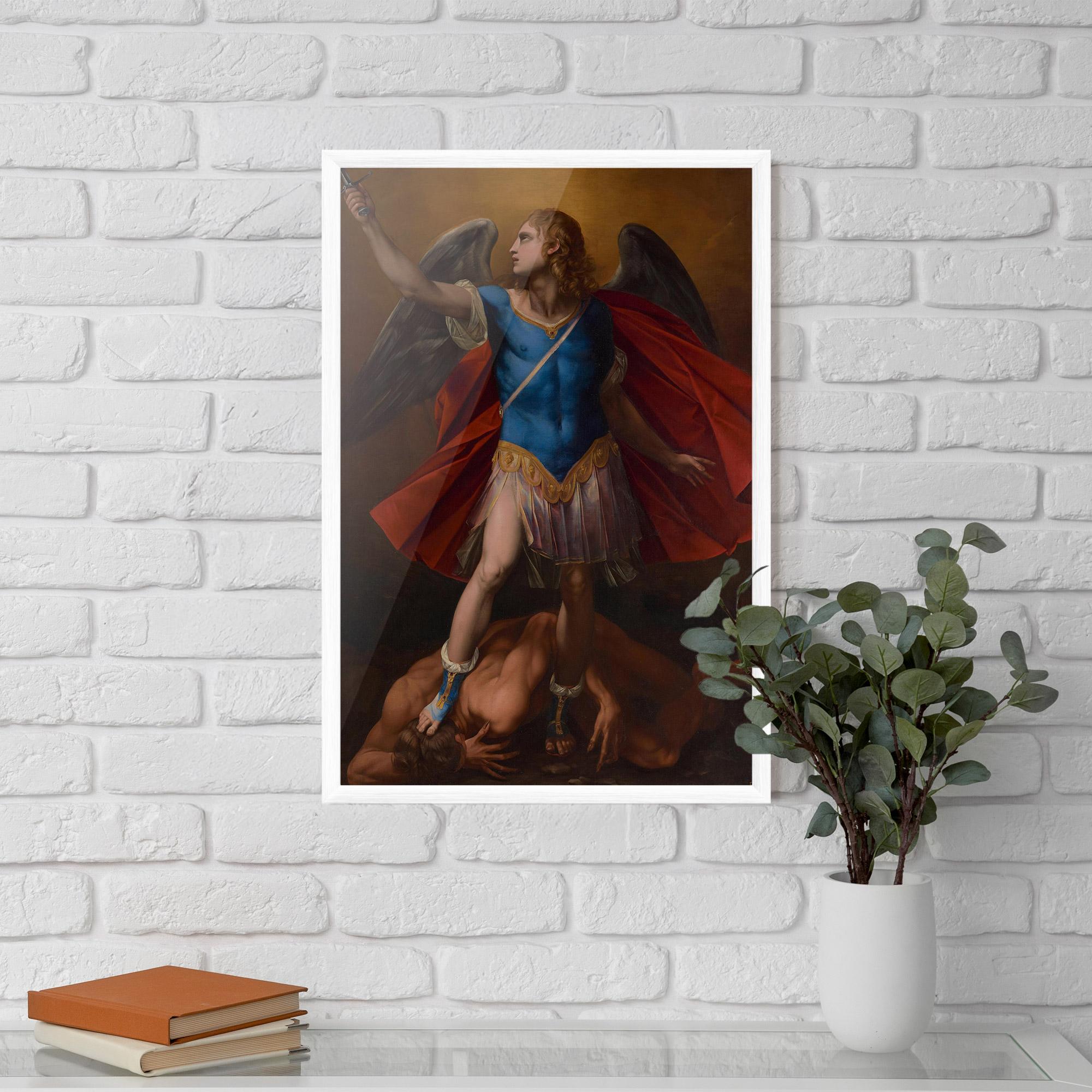 Poster Înrămat Sword In Upraised mockup 5