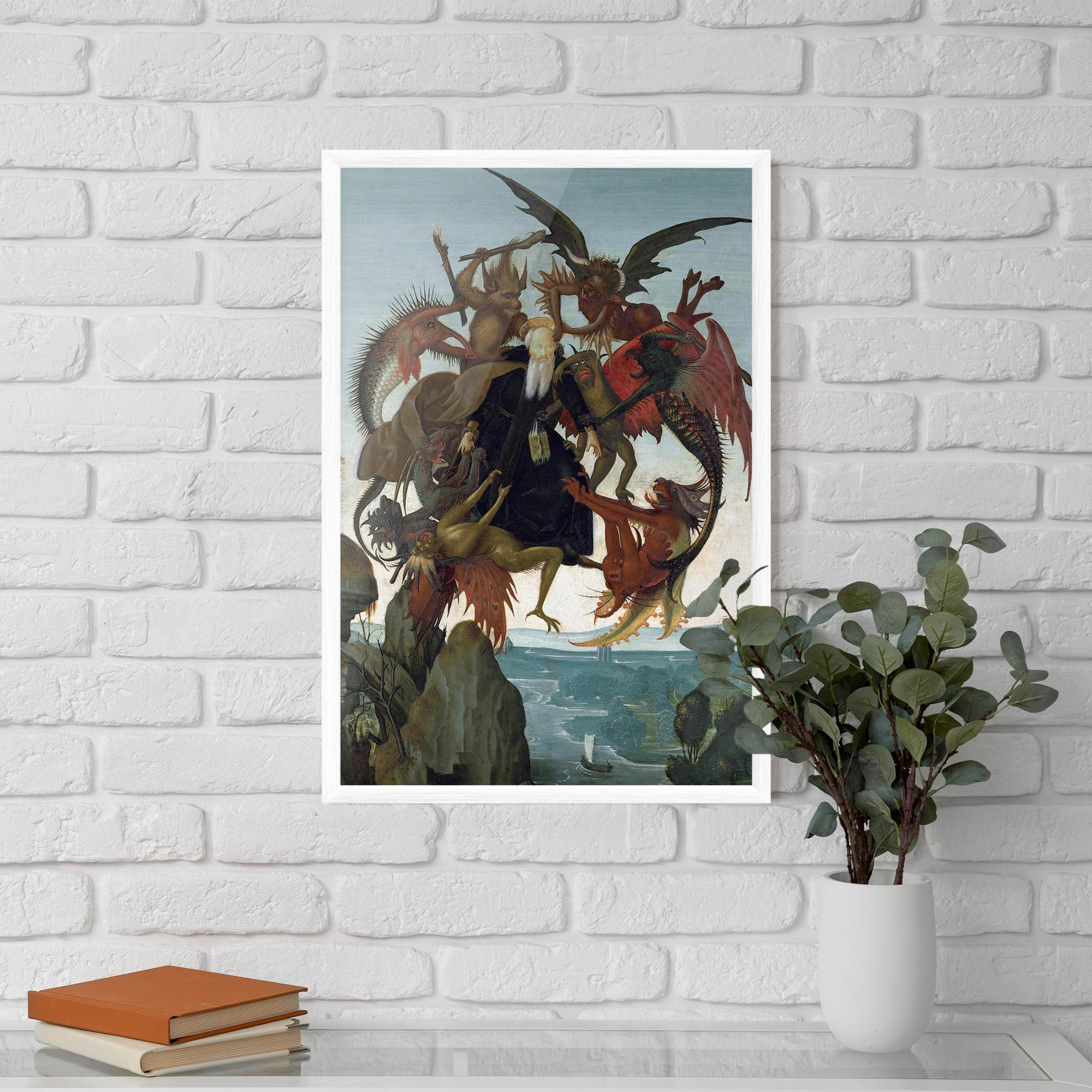 Poster Înrămat Torment Of Saint mockup 5