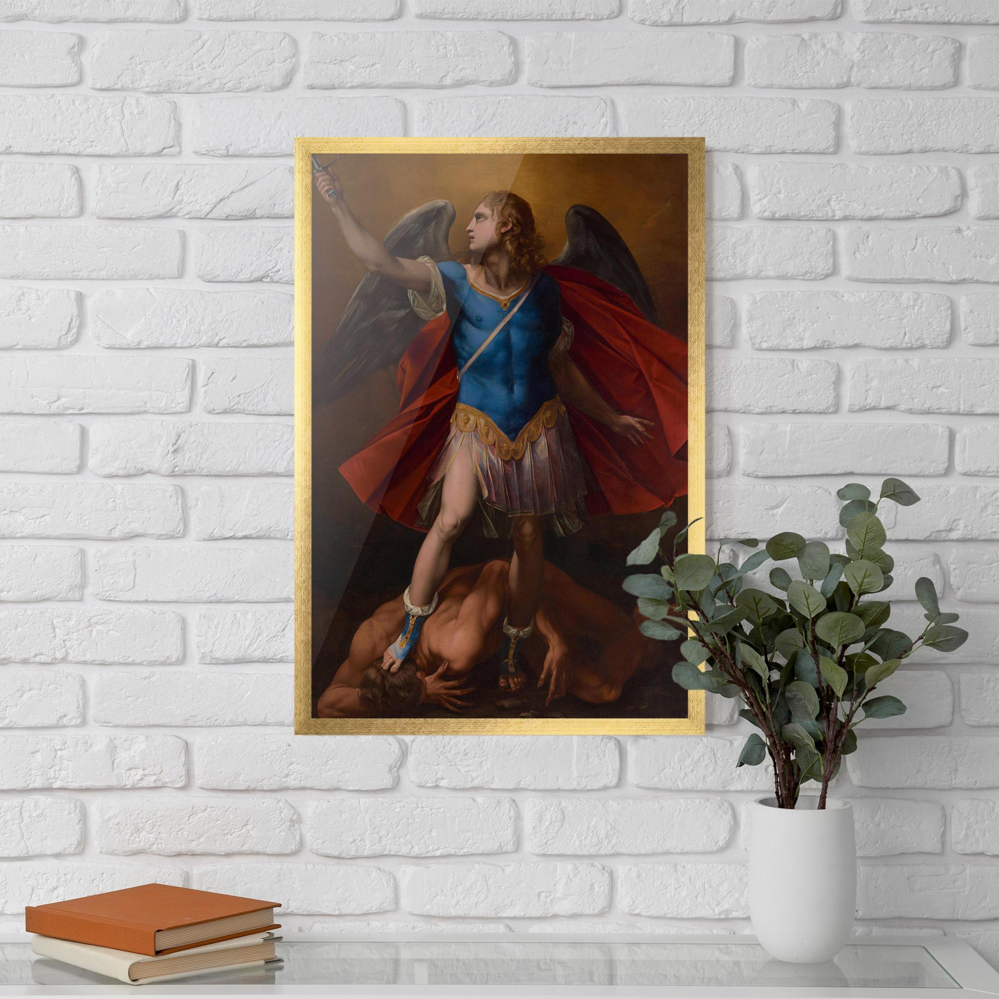 Poster Înrămat Sword In Upraised mockup 5