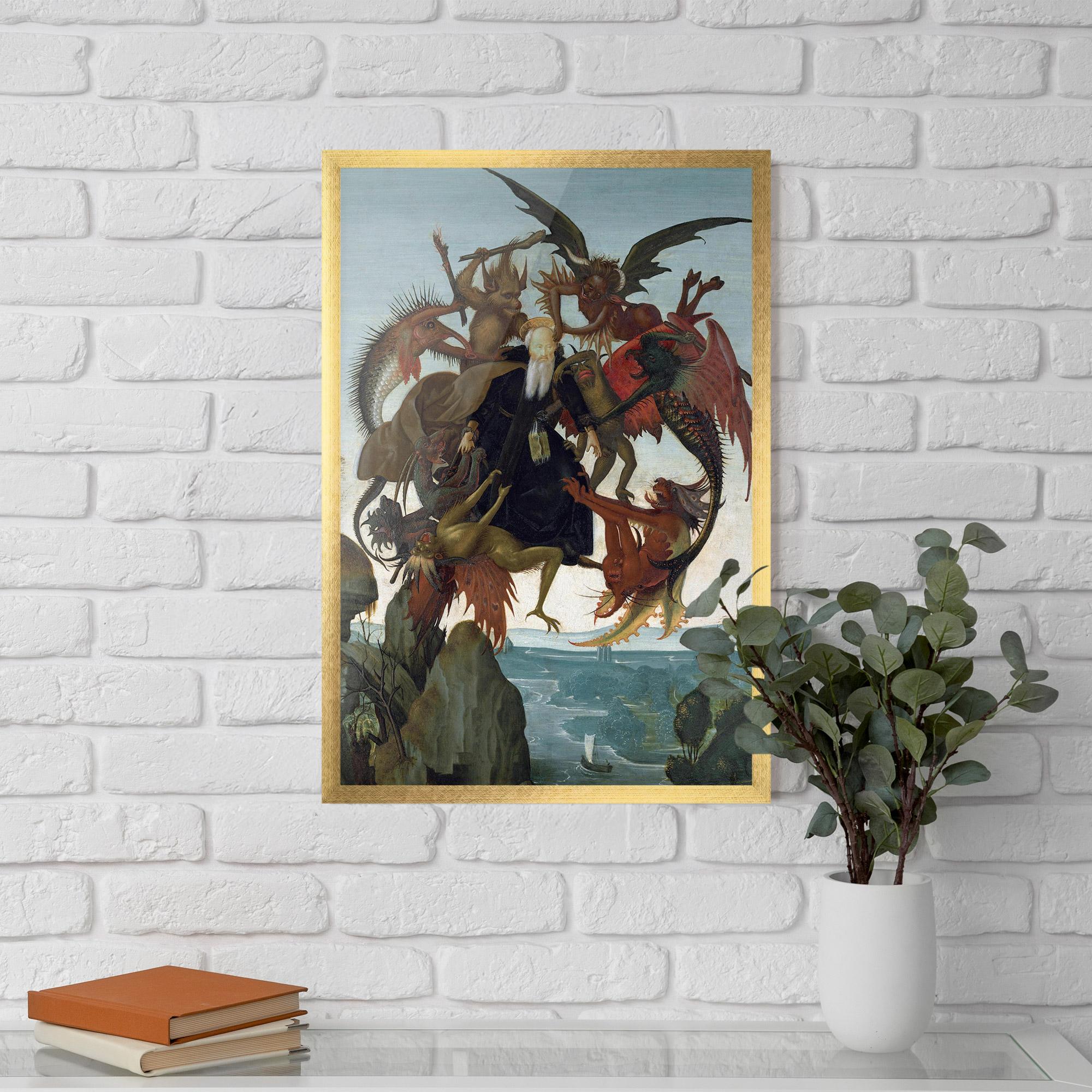 Poster Înrămat Torment Of Saint mockup 5