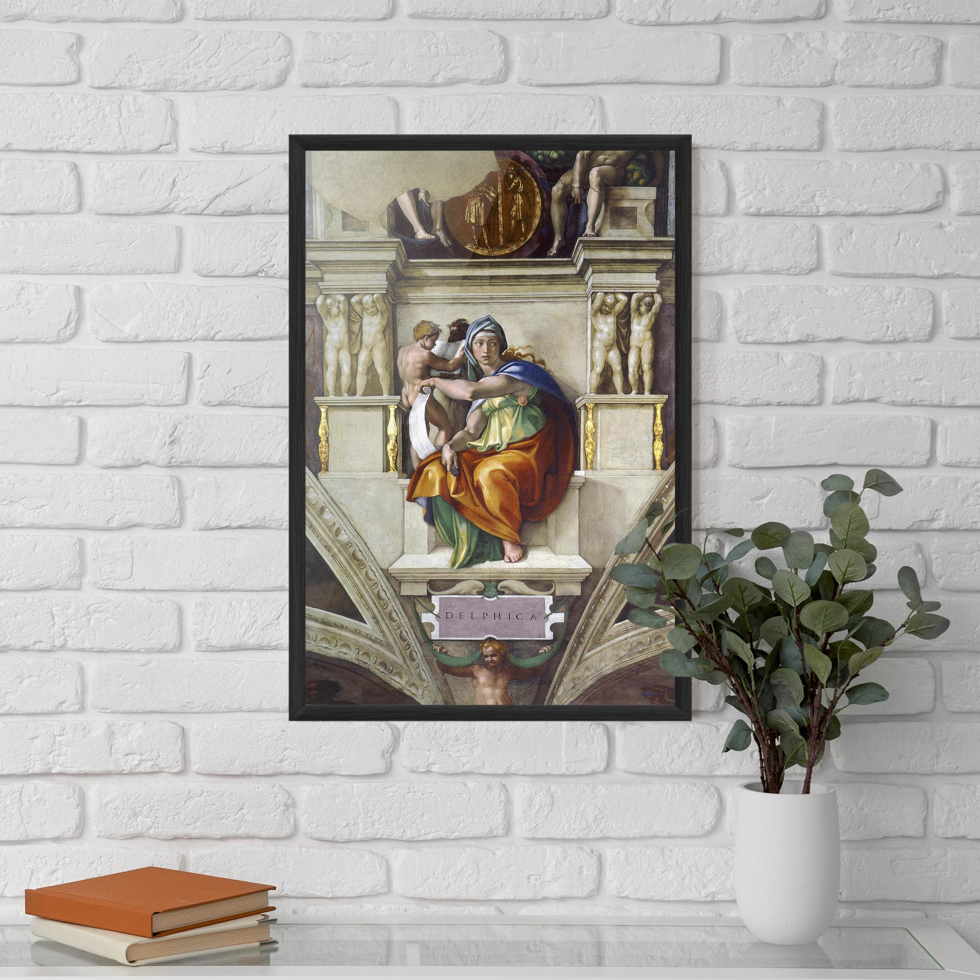 Poster Înrămat Delphic Sibyl mockup 5