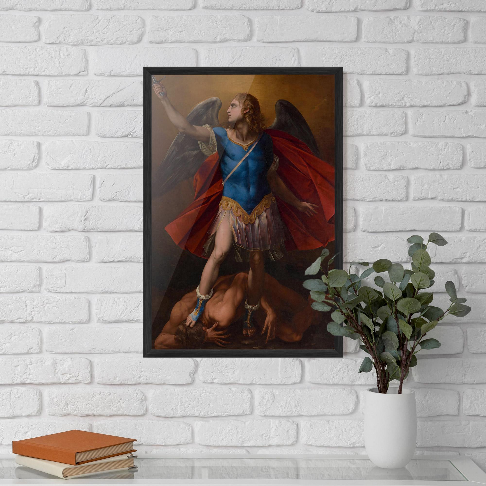 Poster Înrămat Sword In Upraised mockup 5