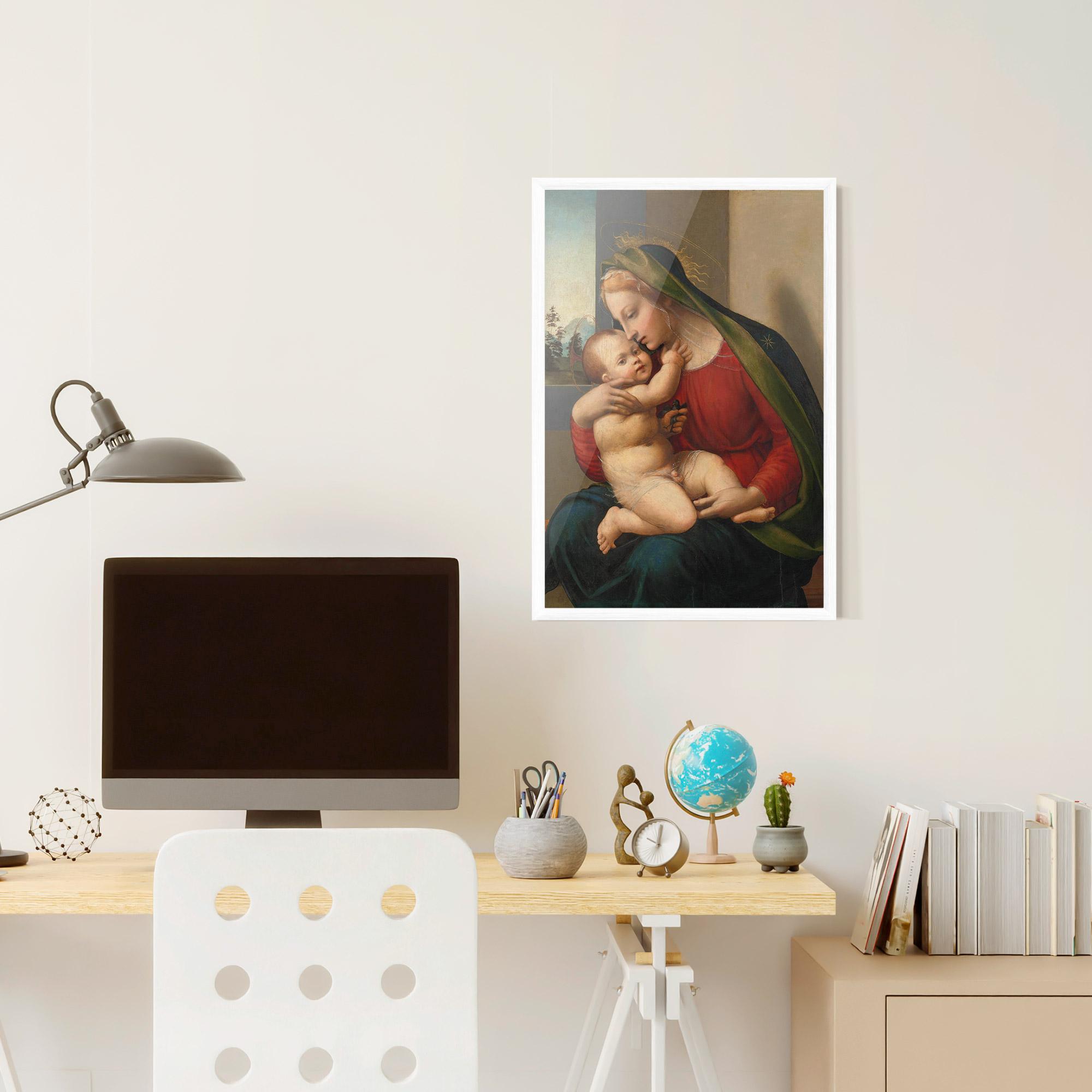 Poster Înrămat Madonna And Child mockup 6
