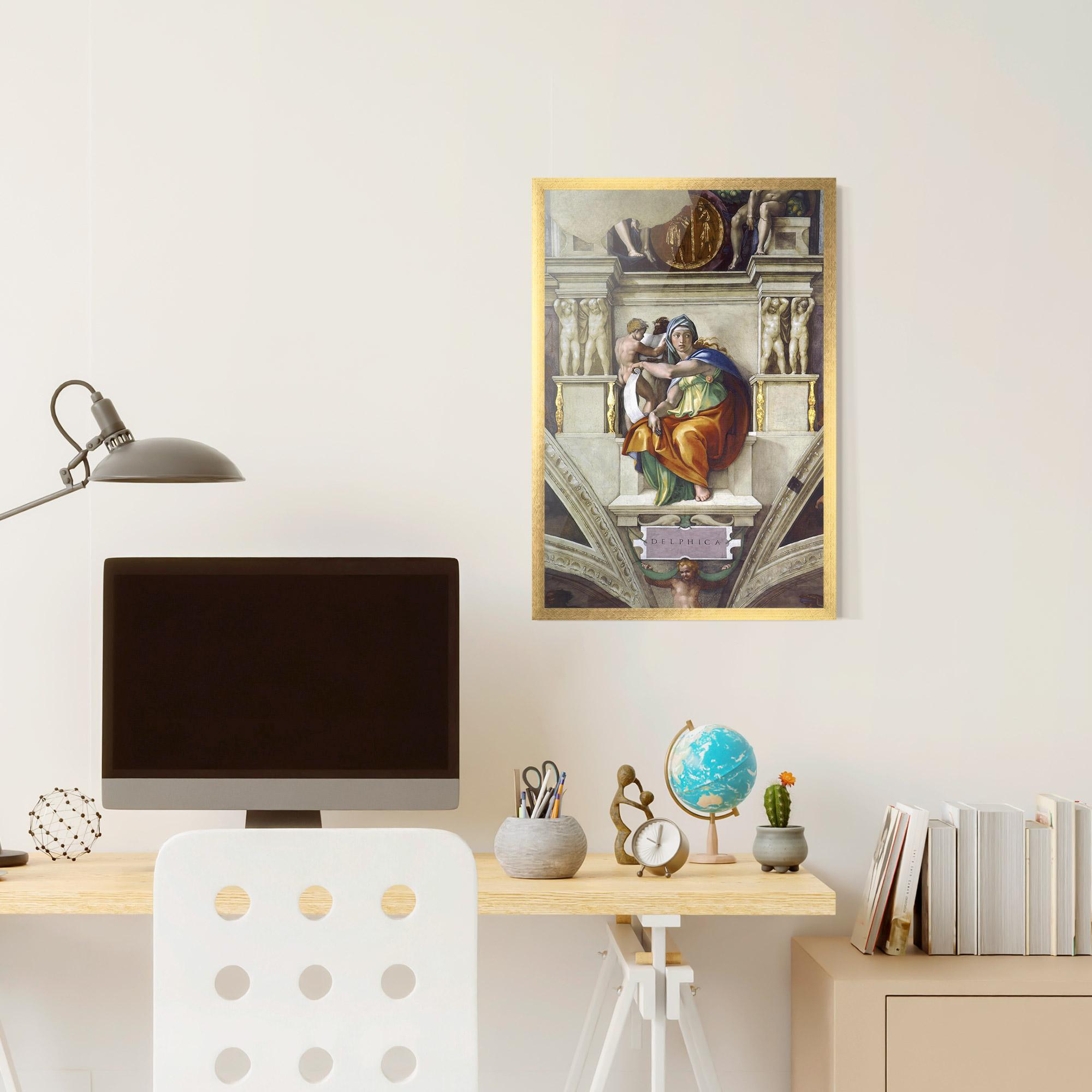 Poster Înrămat Delphic Sibyl mockup 6