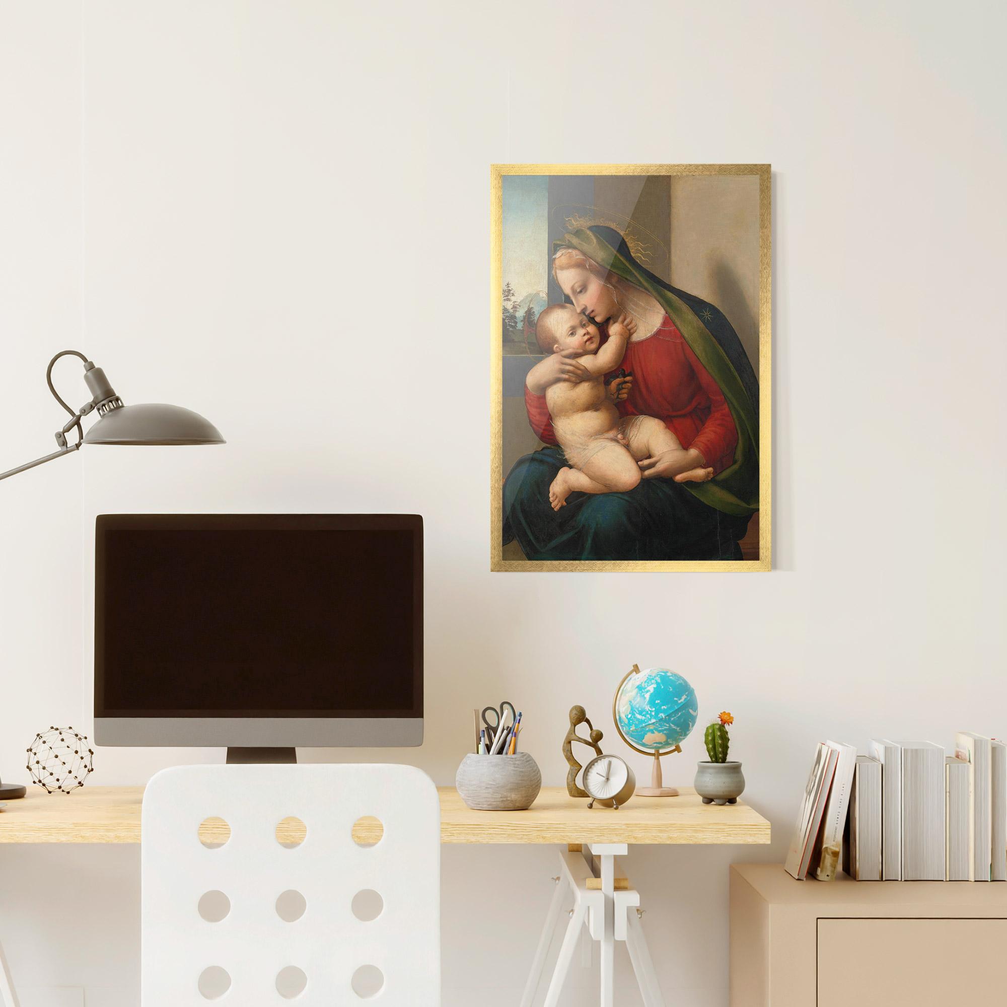 Poster Înrămat Madonna And Child mockup 6