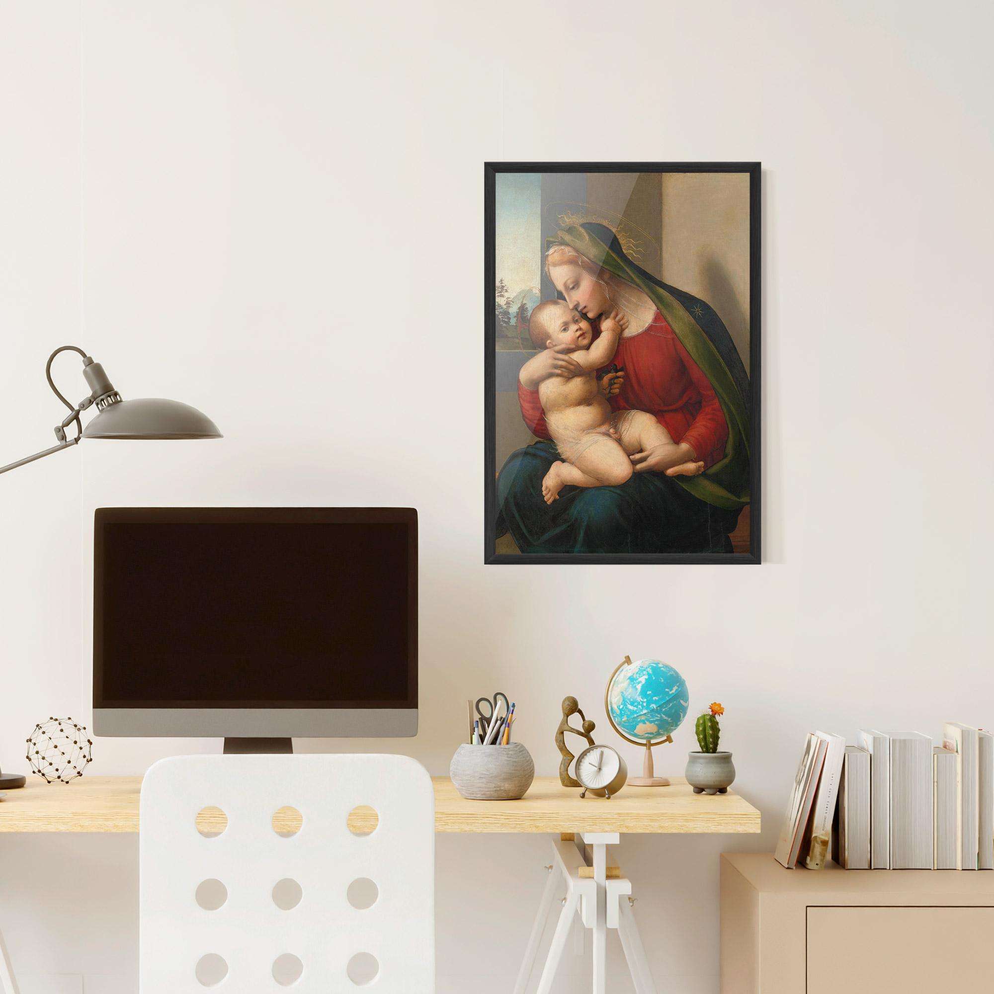 Poster Înrămat Madonna And Child mockup 6