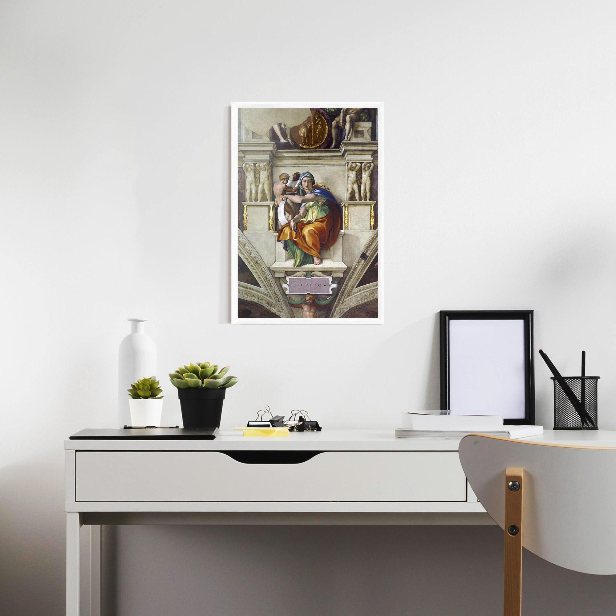 Poster Înrămat Delphic Sibyl mockup 7