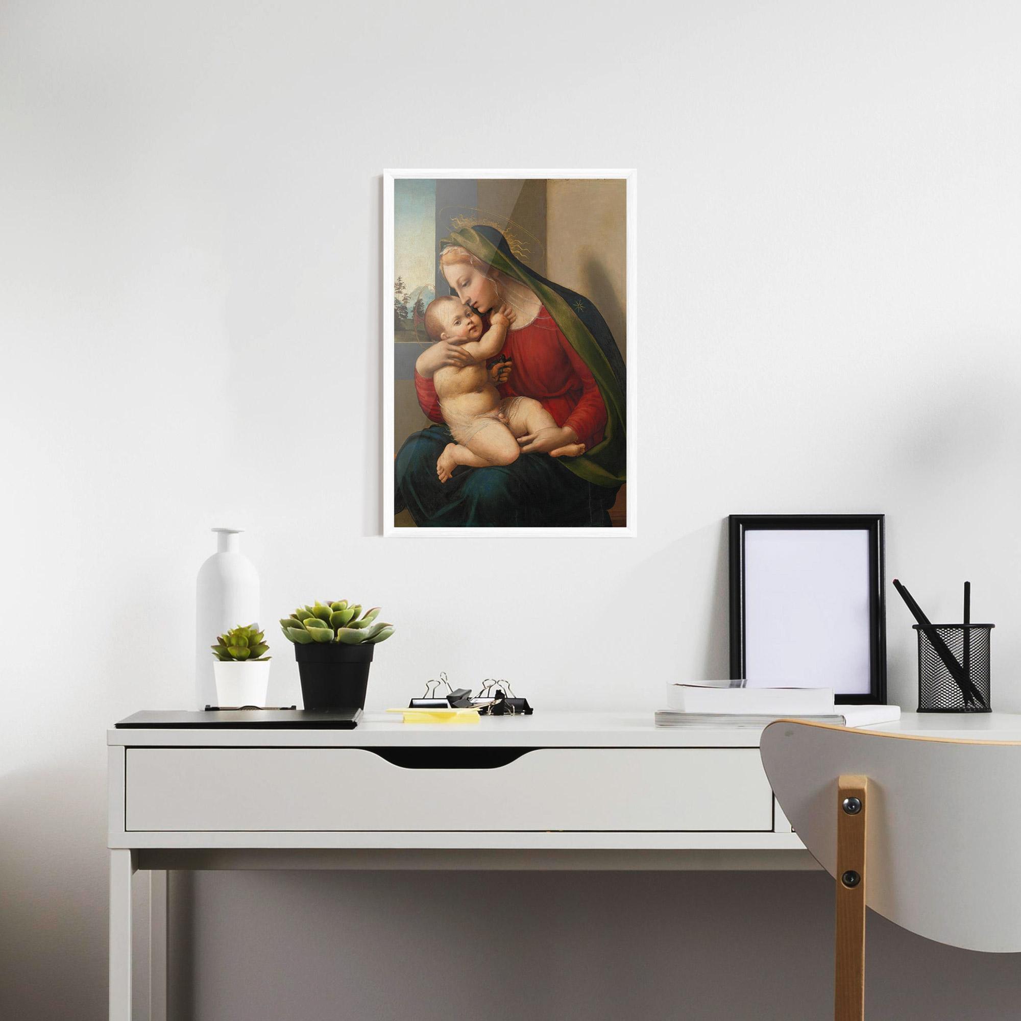 Poster Înrămat Madonna And Child mockup 7