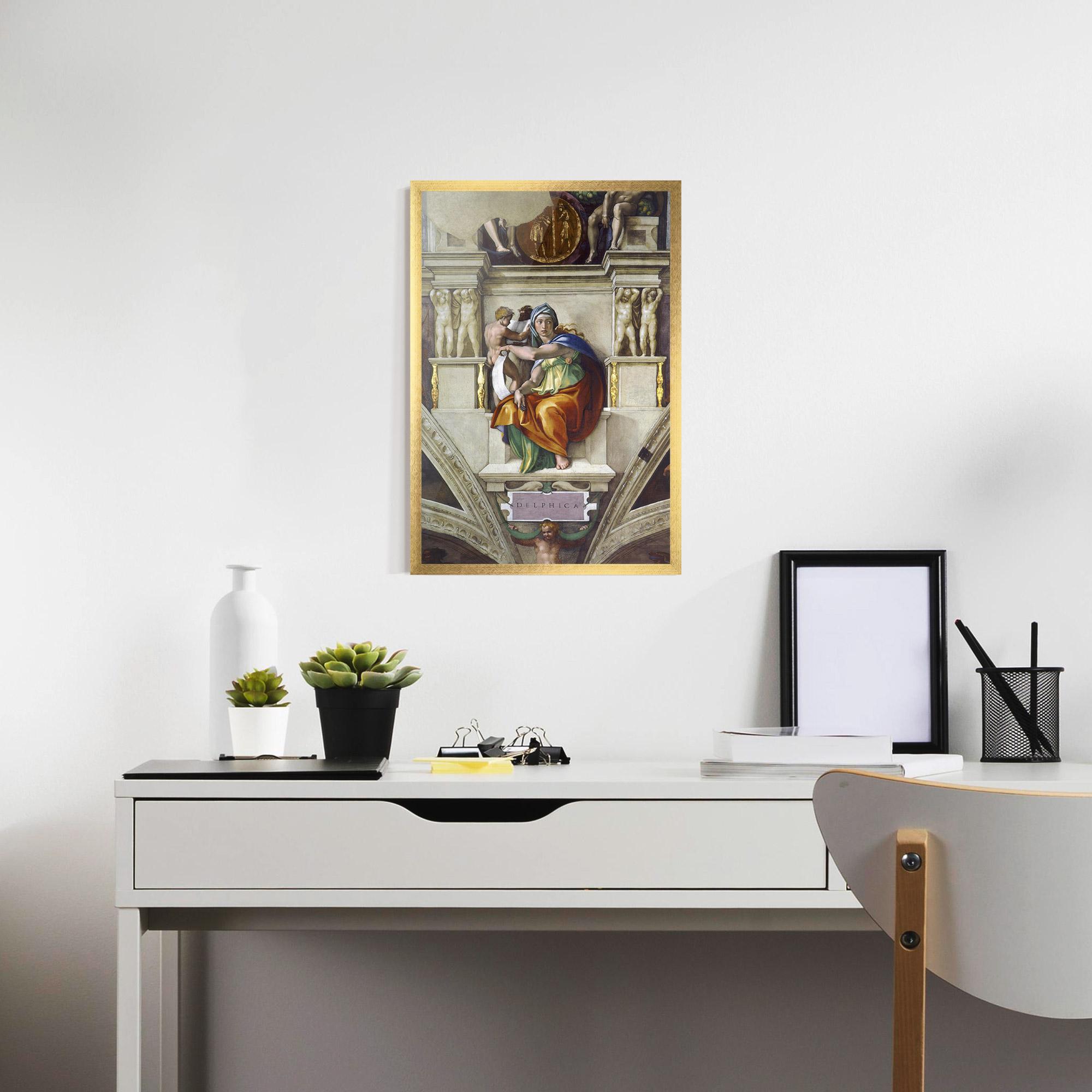 Poster Înrămat Delphic Sibyl mockup 7
