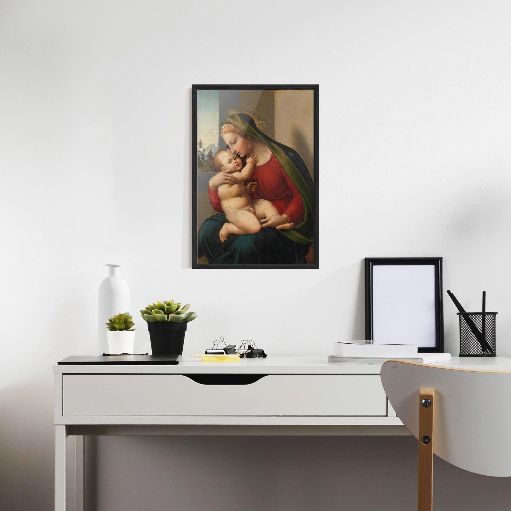 Poster Înrămat Madonna And Child mockup 7