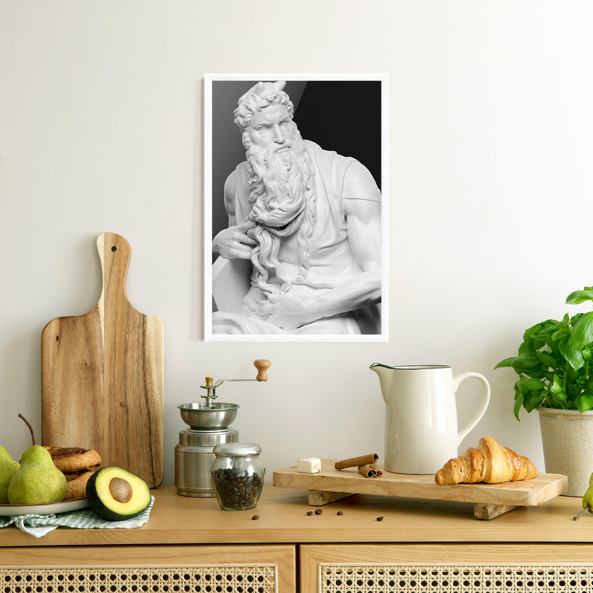 Poster Înrămat Moses Statue mockup 8