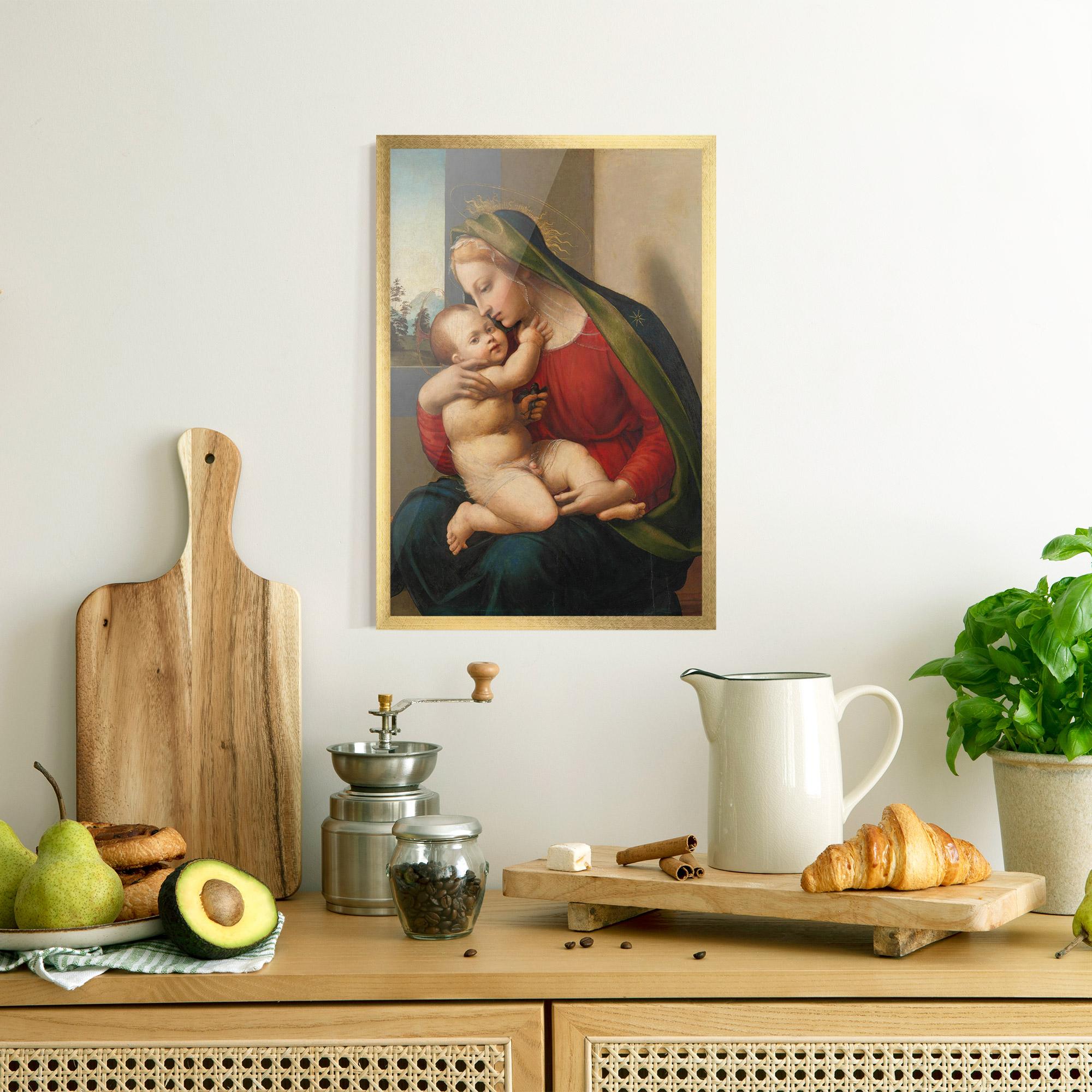 Poster Înrămat Madonna And Child mockup 8