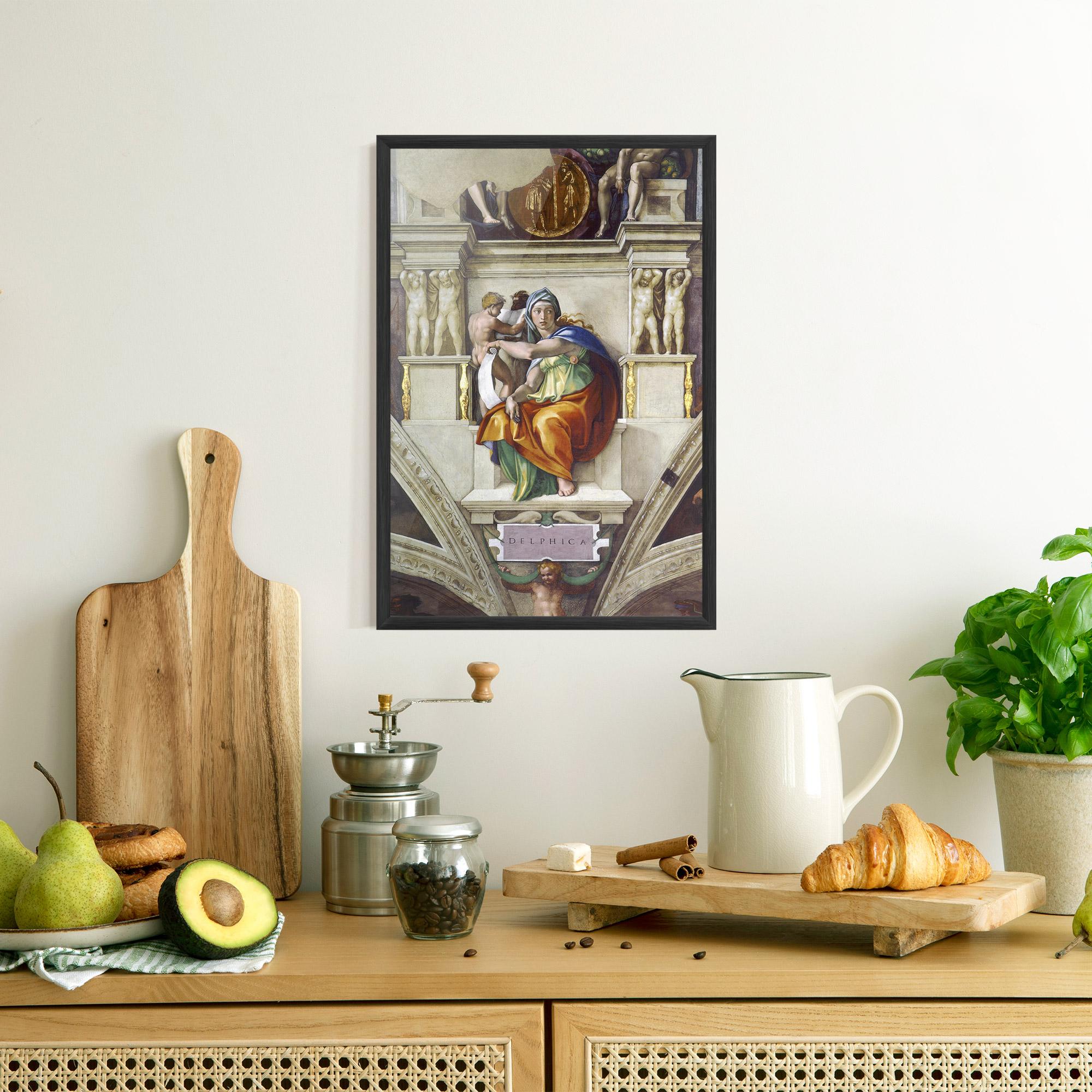 Poster Înrămat Delphic Sibyl mockup 8