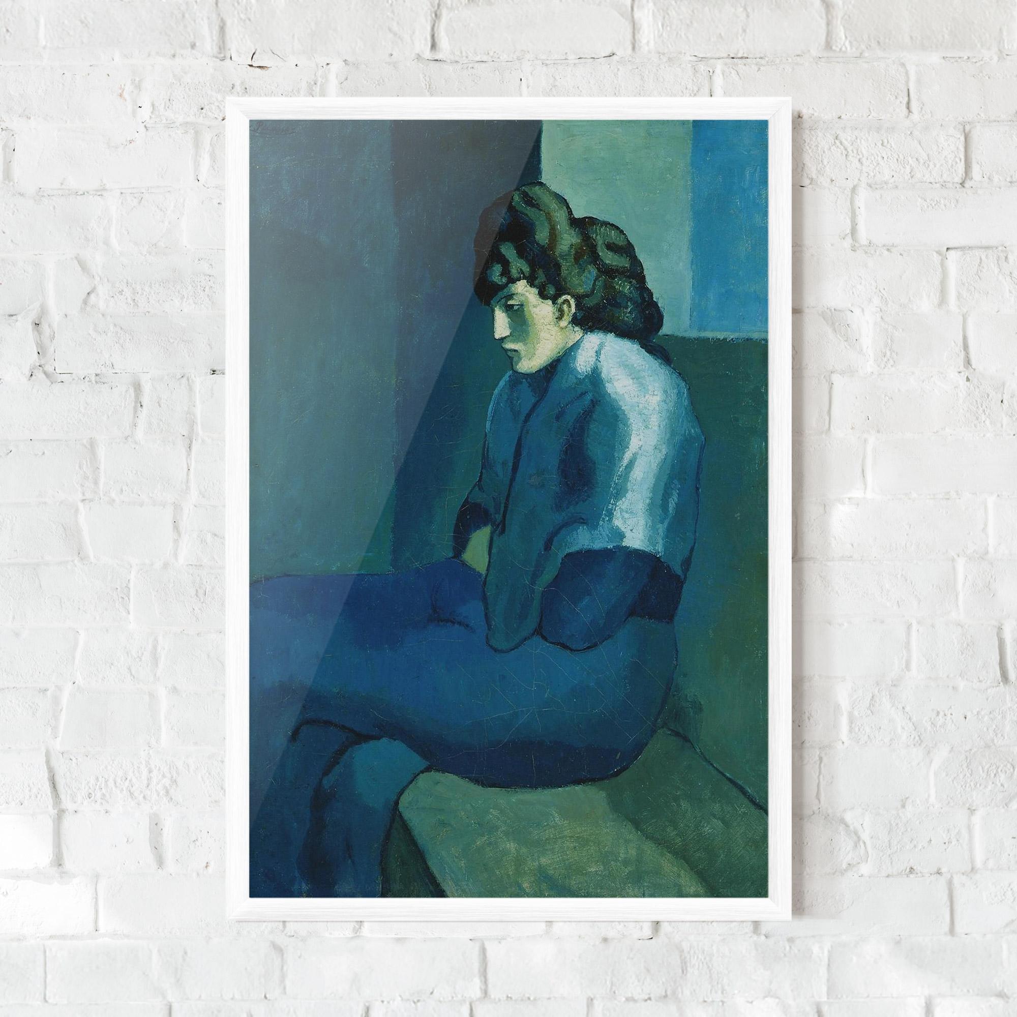 Poster Înrămat Femme Assise mockup 0