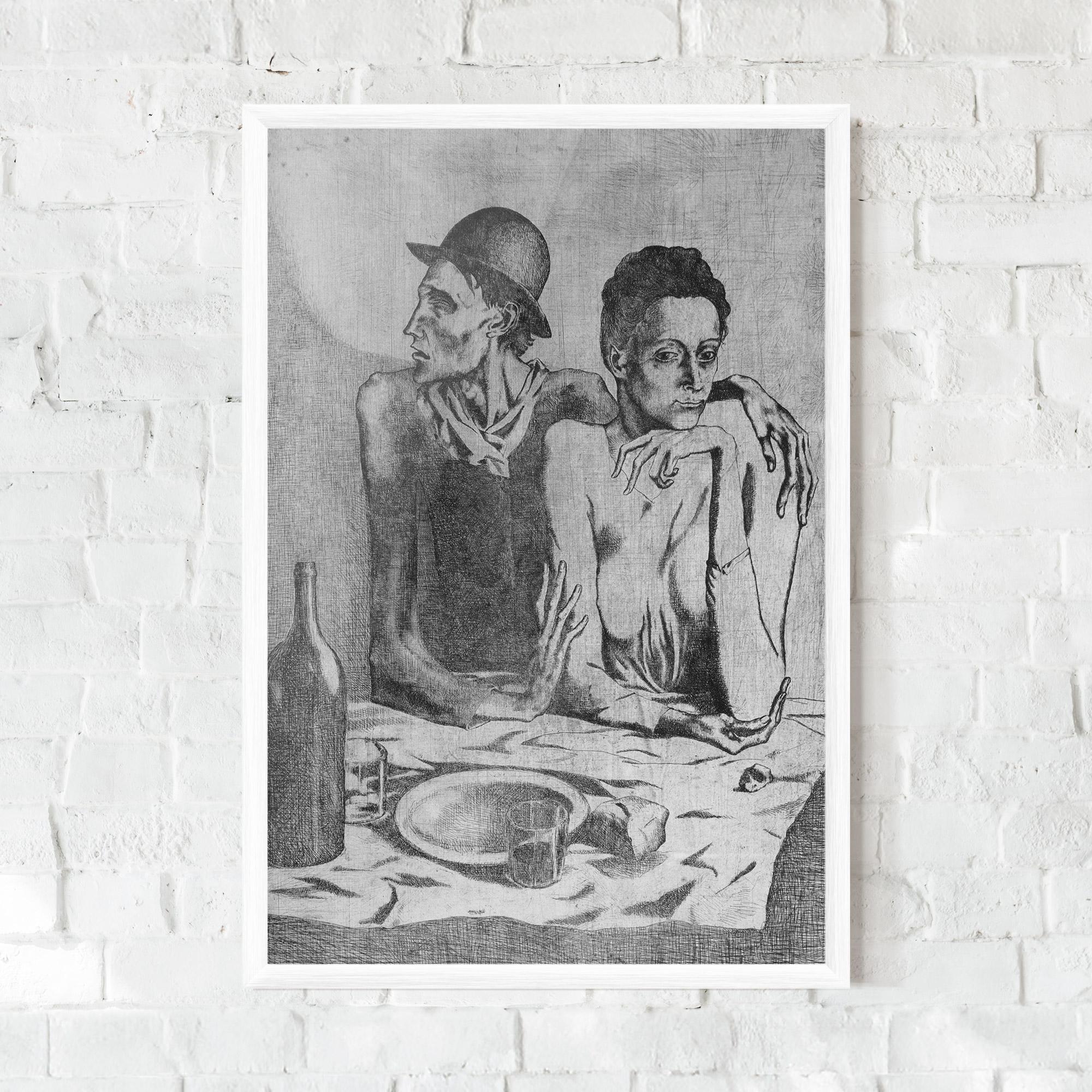 Poster Înrămat The Frugal Repast mockup 0