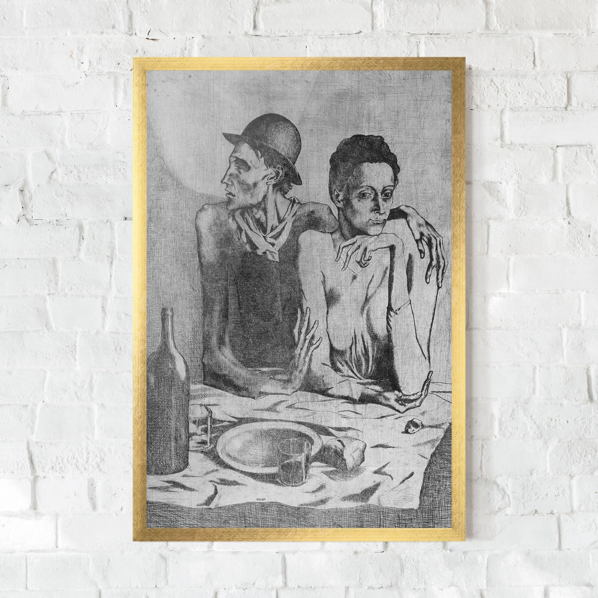 Poster Înrămat The Frugal Repast mockup 0