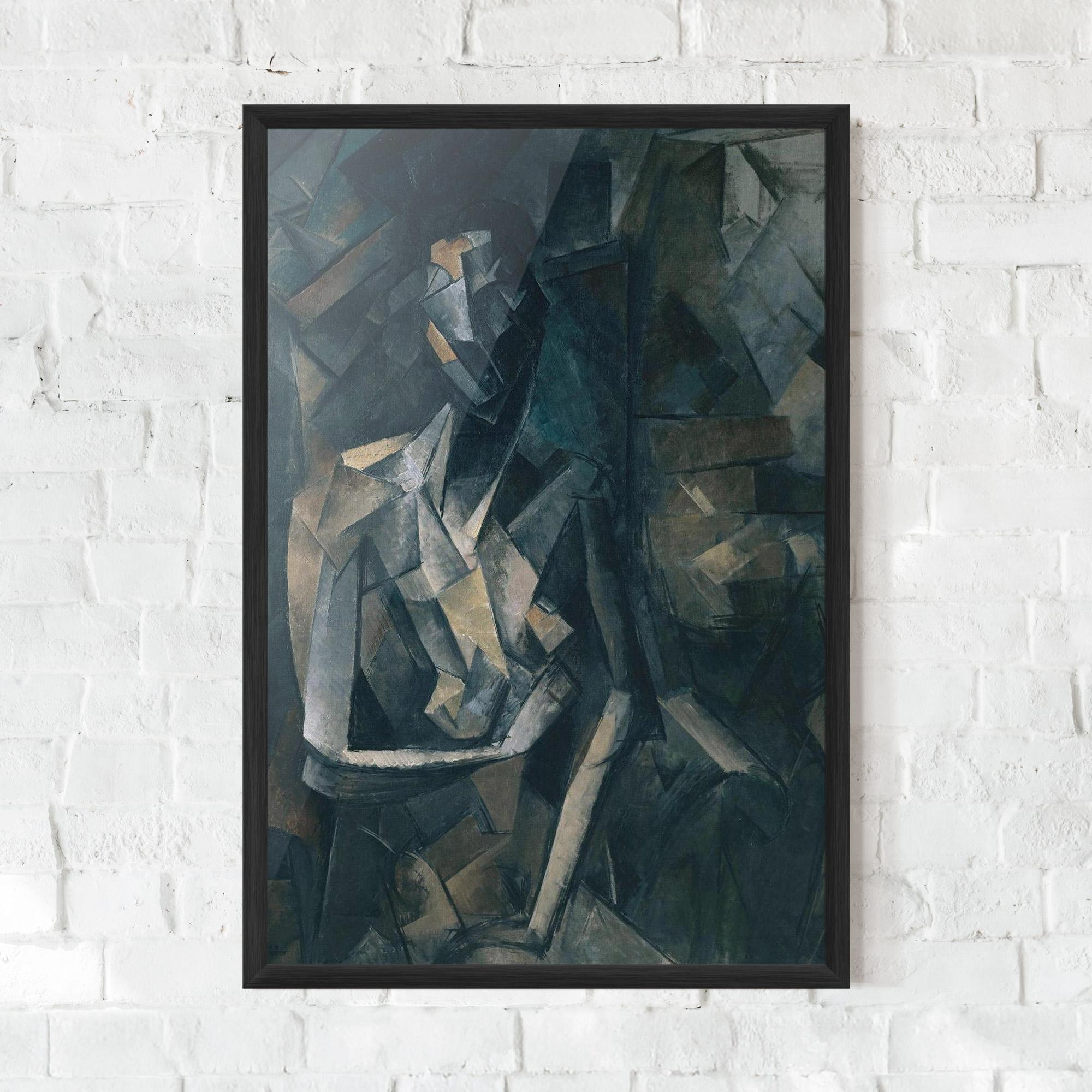 Poster Înrămat Dans Un Fauteuil mockup 0