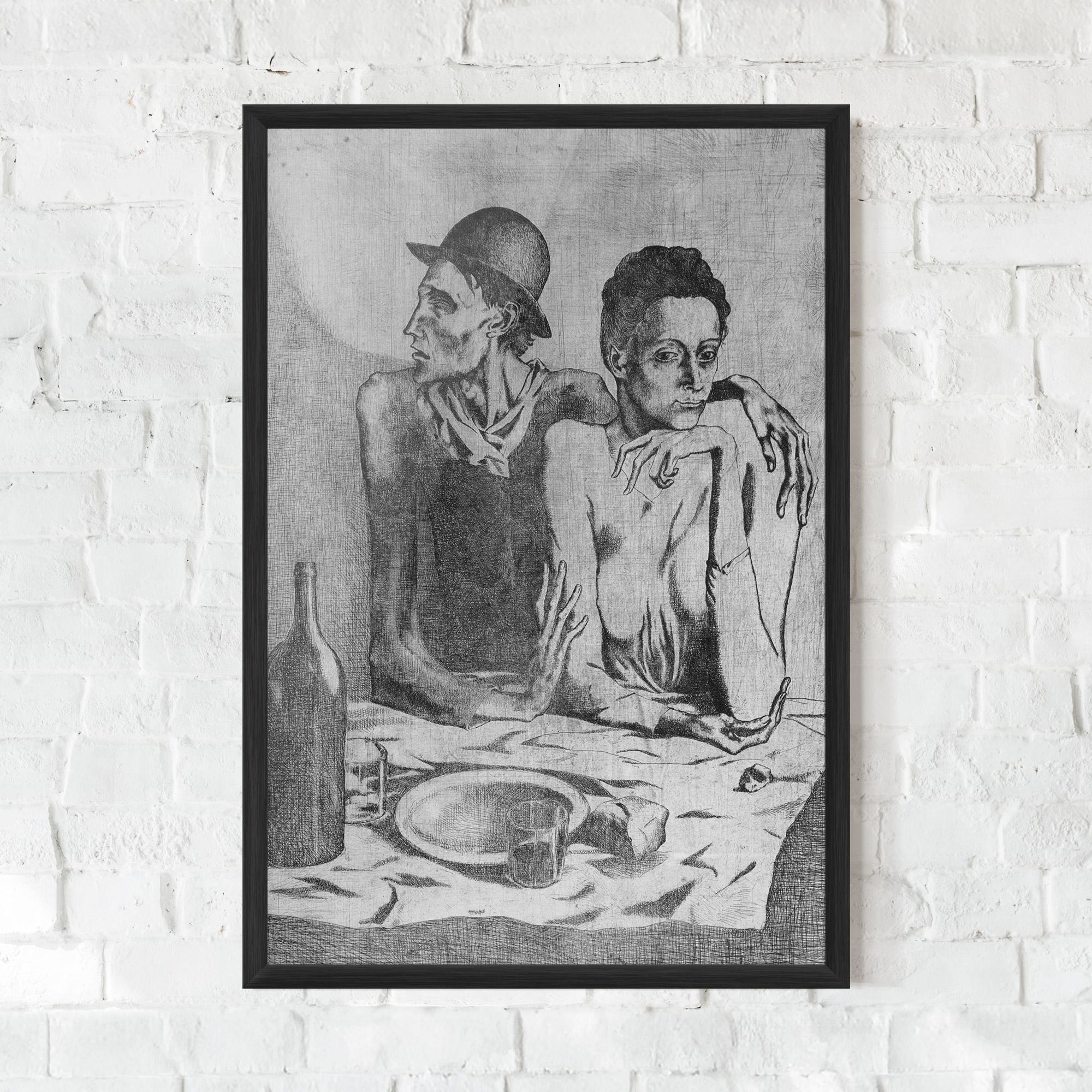 Poster Înrămat The Frugal Repast mockup 0