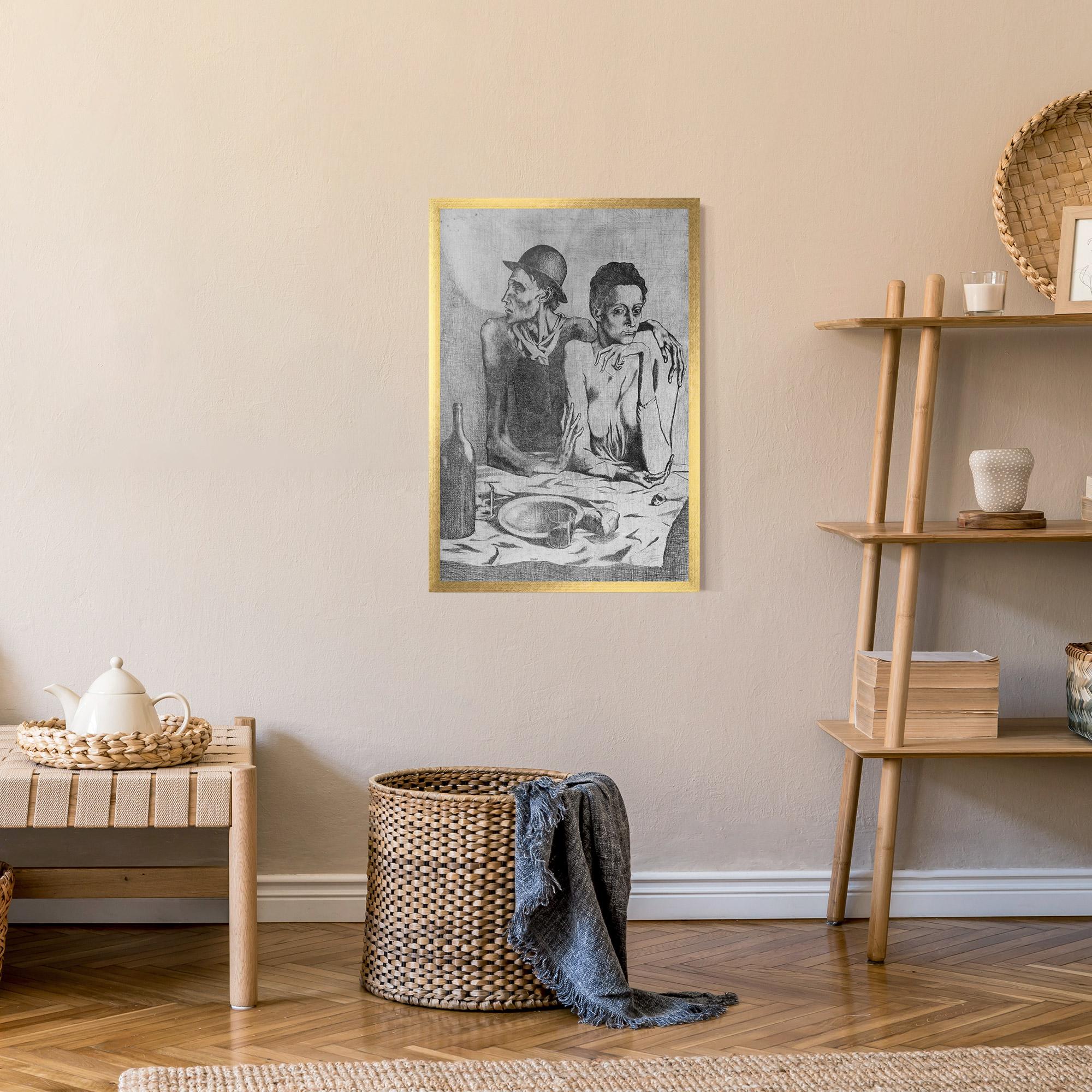 Poster Înrămat The Frugal Repast mockup 9