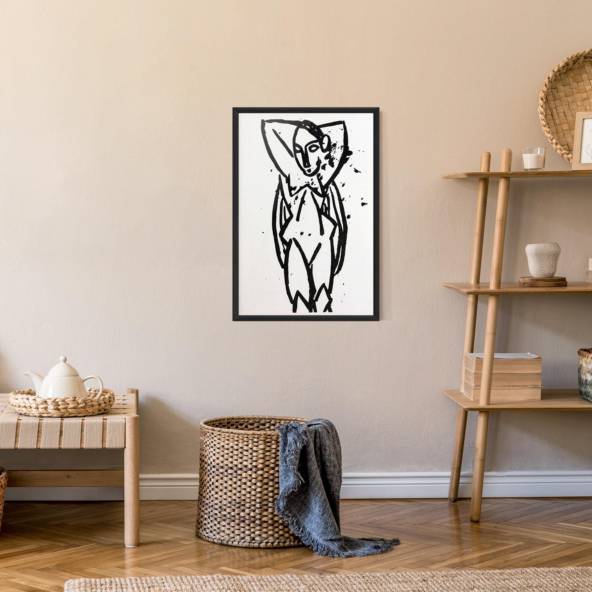Poster Înrămat Nude mockup 9