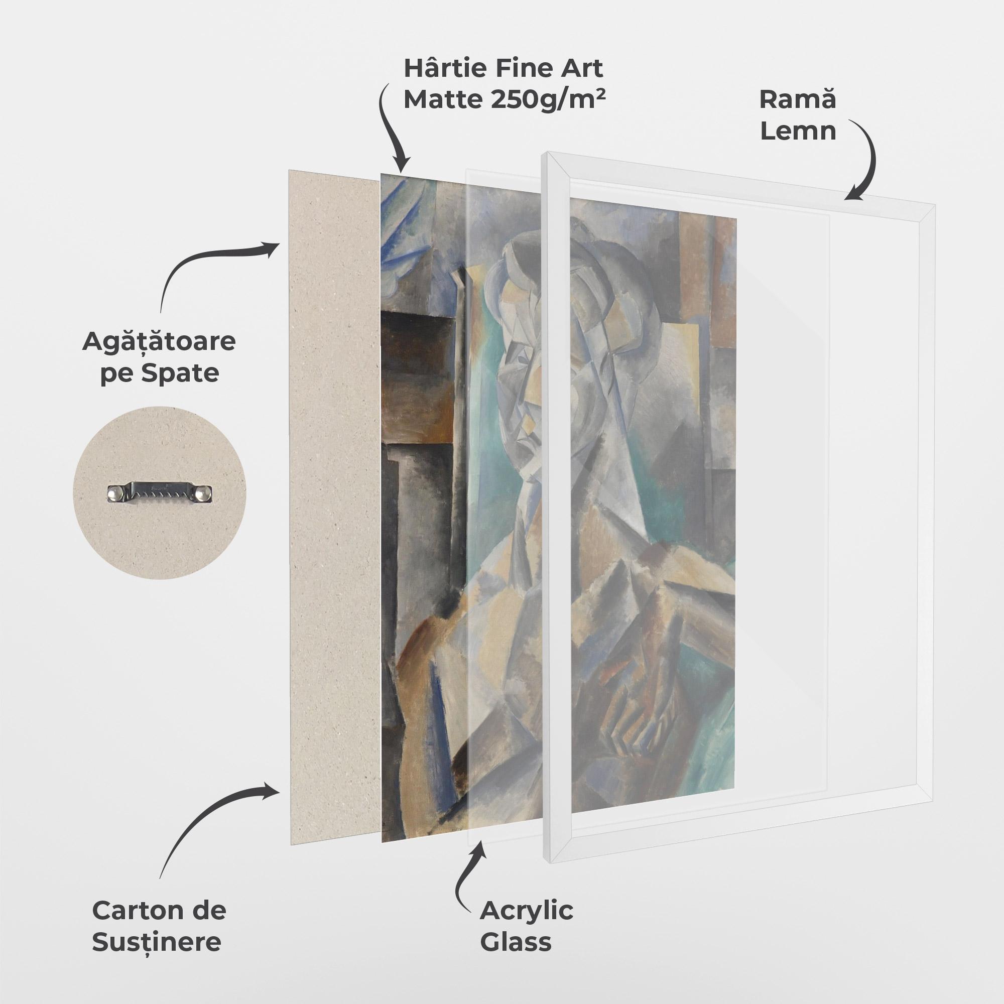 Poster Înrămat Buste De Femme mockup 1