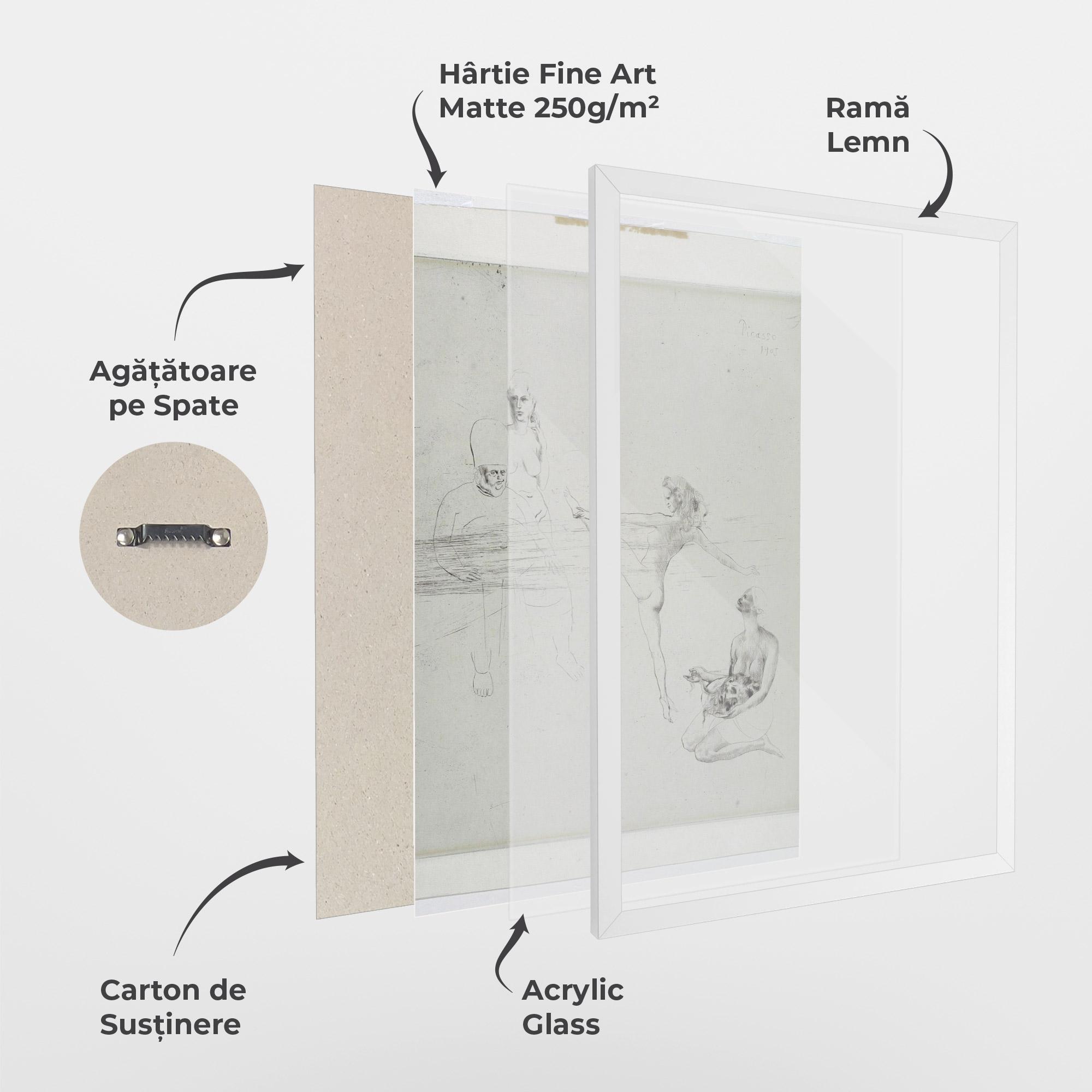 Poster Înrămat Dance Of Salome mockup 1