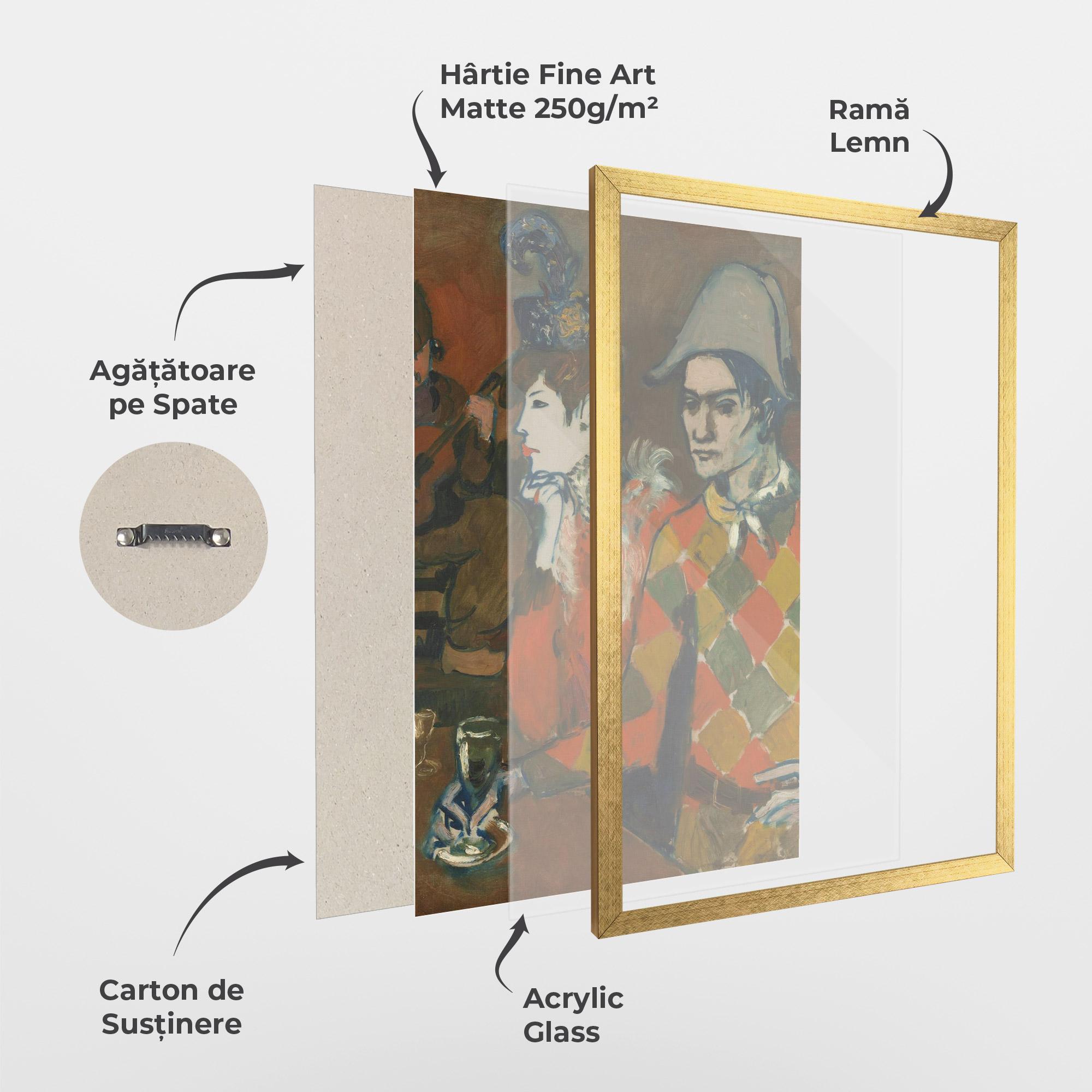 Poster Înrămat At The Lapin Agile mockup 1