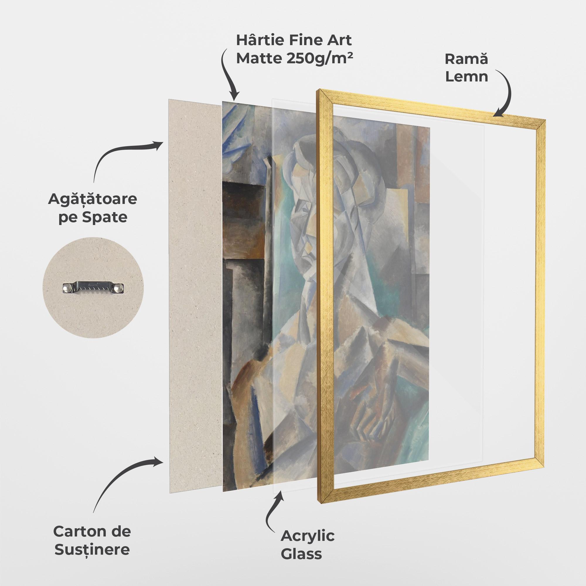 Poster Înrămat Buste De Femme mockup 1