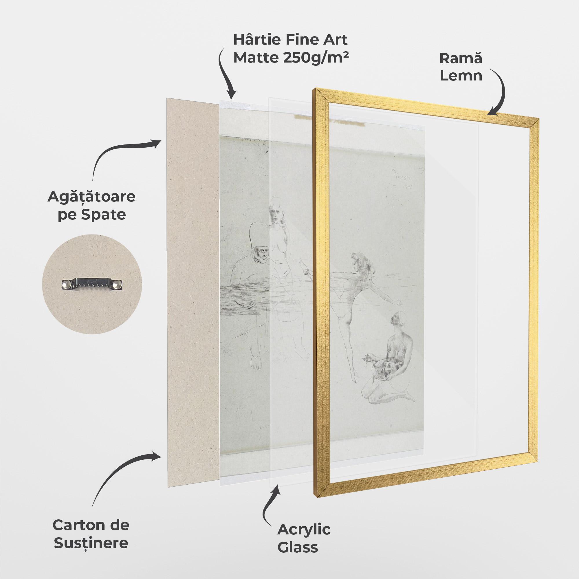 Poster Înrămat Dance Of Salome mockup 1