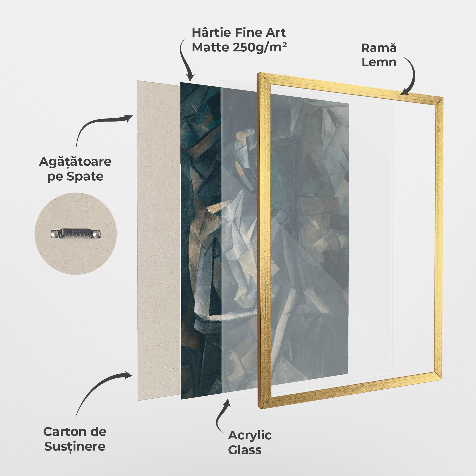 Poster Înrămat Dans Un Fauteuil mockup 1