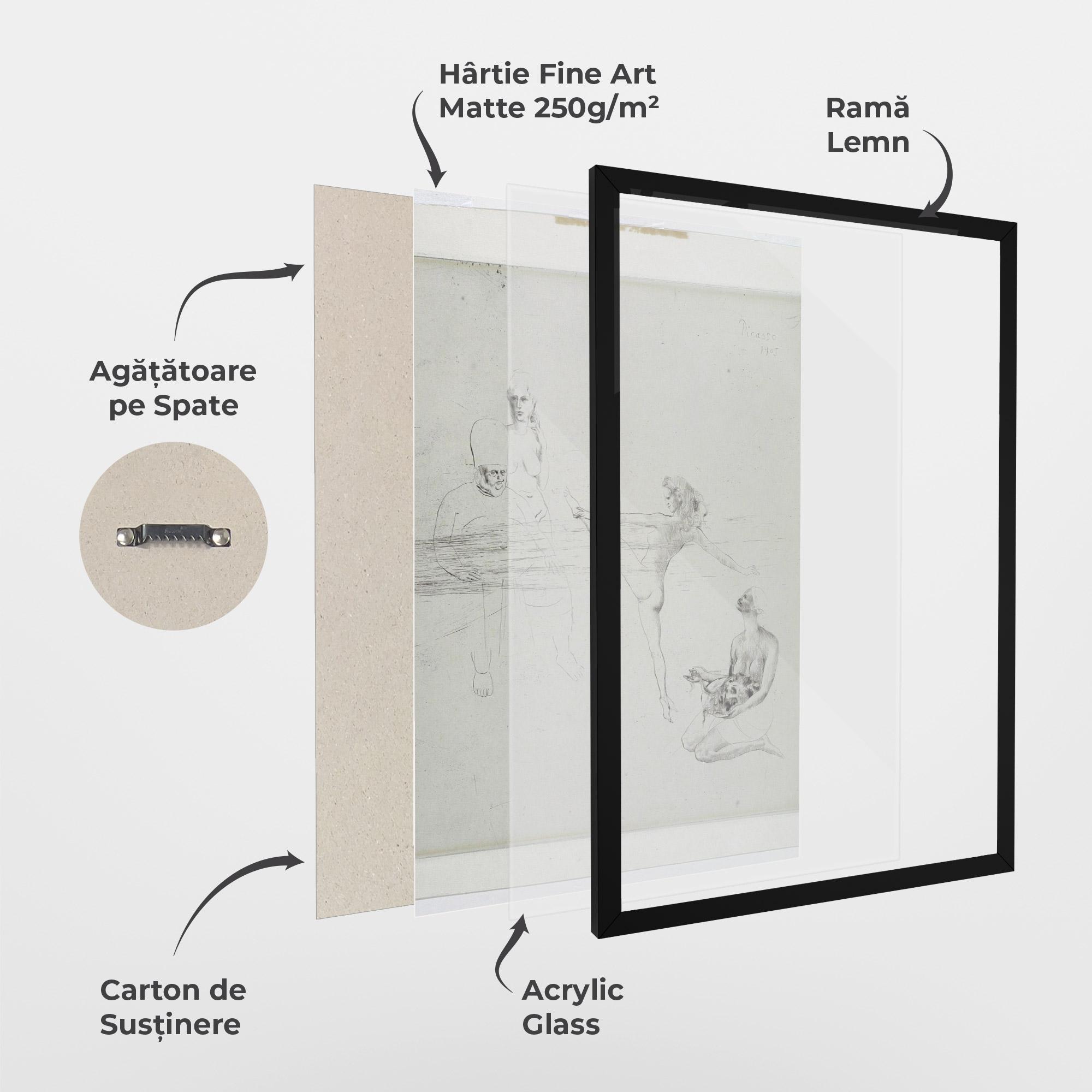 Poster Înrămat Dance Of Salome mockup 1